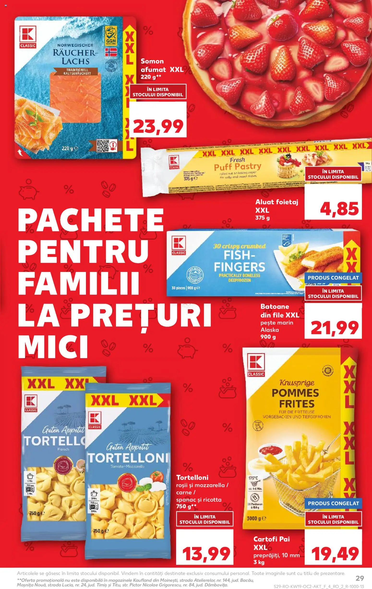 Noul catalog Kaufland – valabil de la 06.05.2026 | Pagină: 29 | Produse: Aluat, Mozzarella, Roșii, Pește