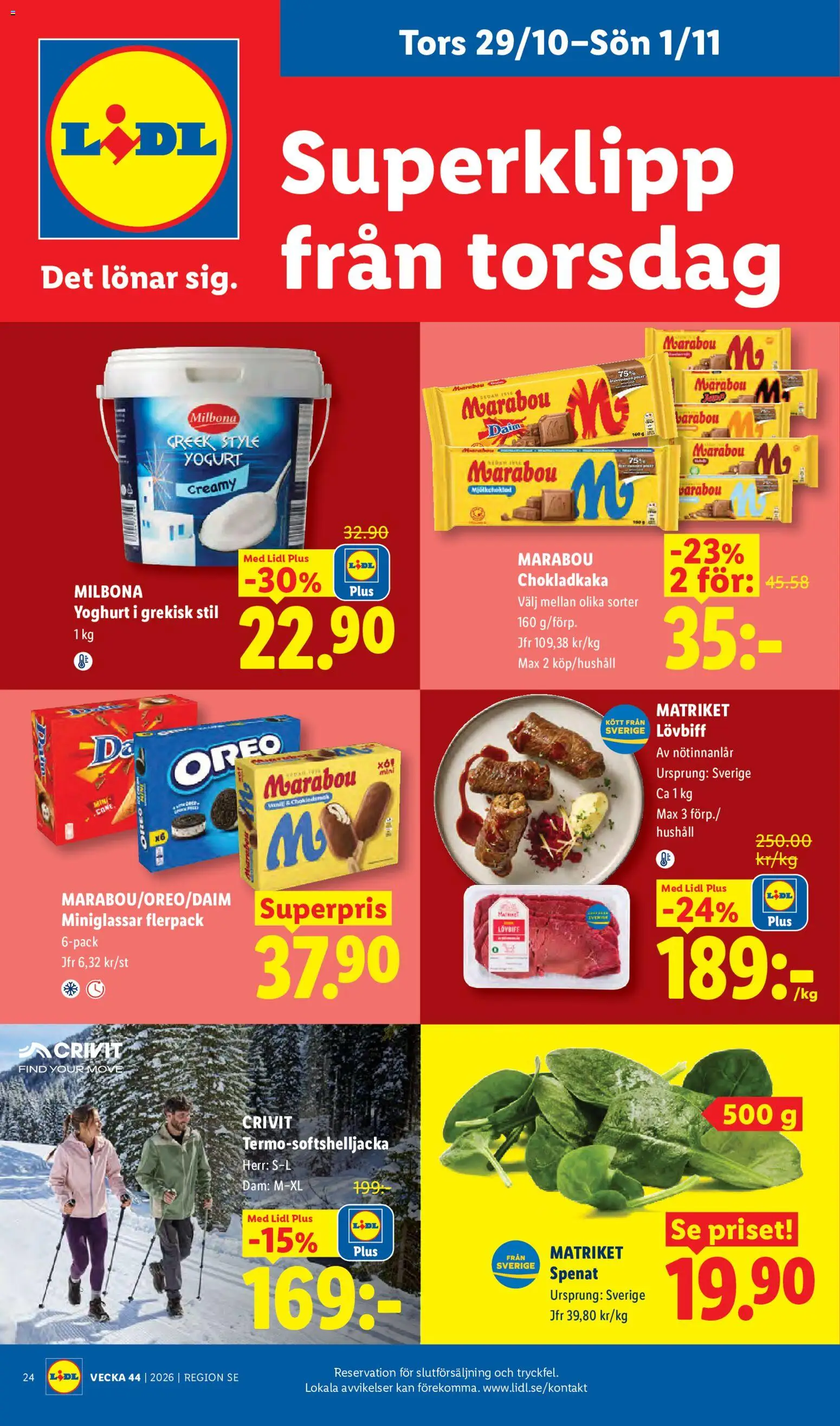 Lidl reklamblad aktuell från 26/10/2026 | Sida: 28
