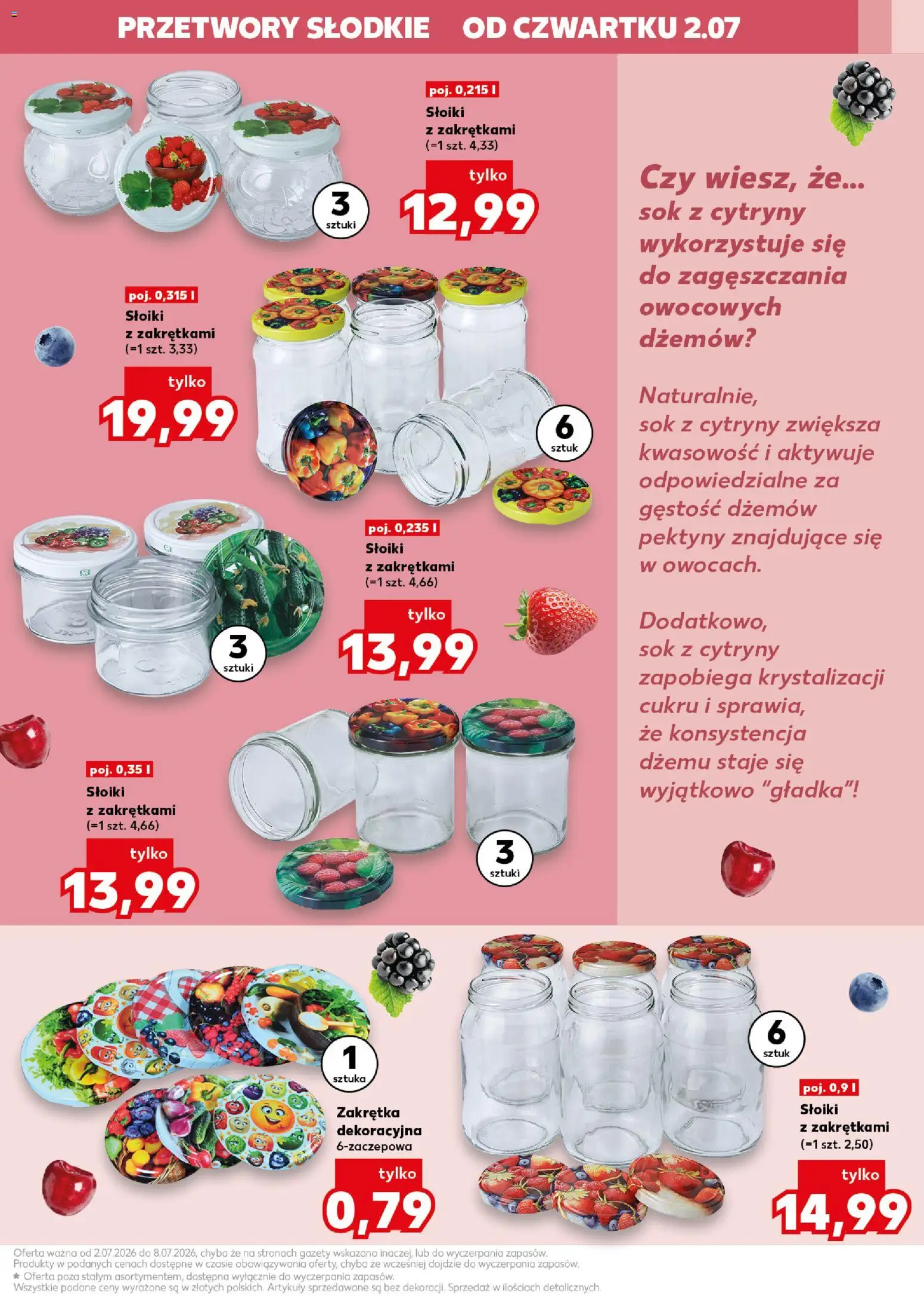 Kaufland Polsko leták - Kochamy przetwory od 02.07.2026 | Strana: 3