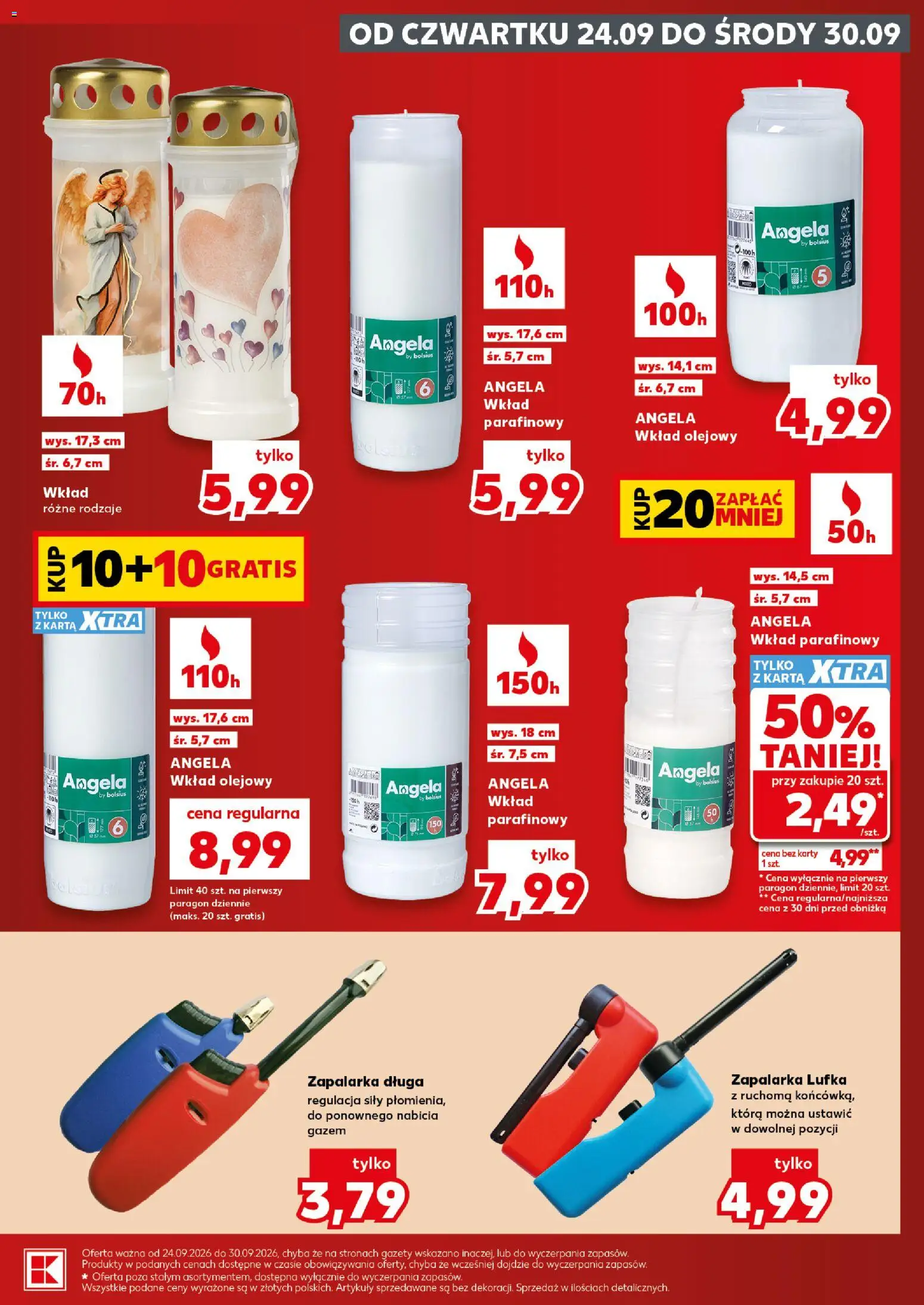Kaufland Polsko leták - Katalog znicze od 24.09.2026 | Strana: 17 | Produkty: Karty