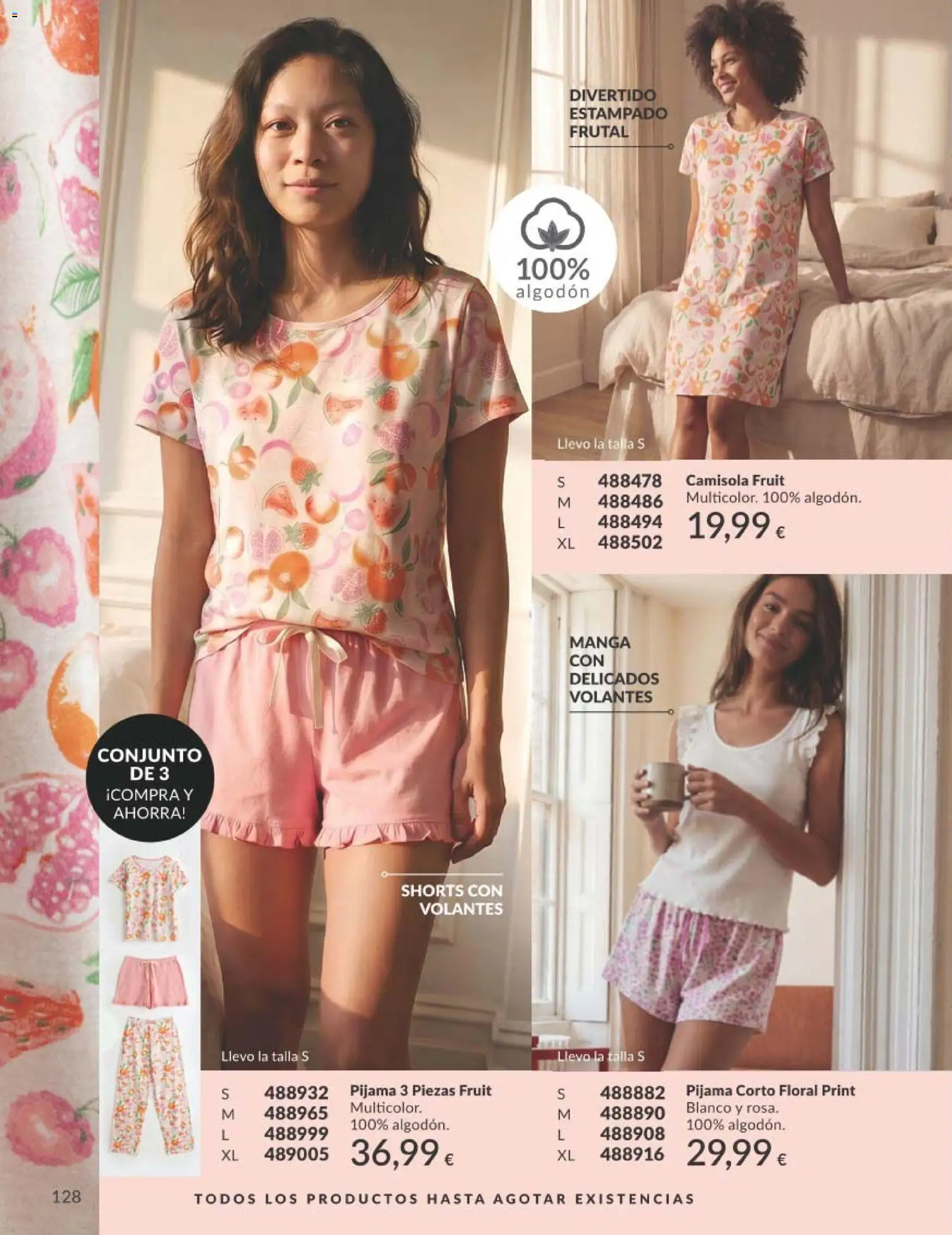 Catálogo AVON campaña 8 │ válido desde el 01/08/2026 | Página: 128 | Productos: Pijama, Algodón