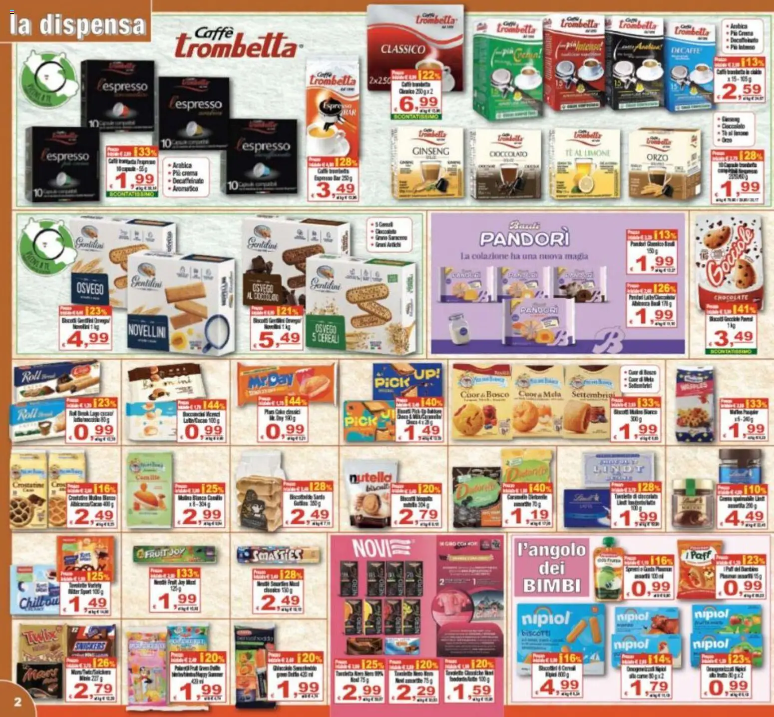 Volantino CTS del 20.05.2026 | Pagina: 2 | Prodotti: Caffè, Limone, Crostatine, Nutella
