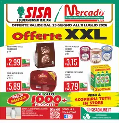 Anteprima del volantino SISA volantino Mercadò valido a partire dal 25/06/2026