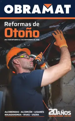 Vista previa Obramat - Reformas Otono Imprenta Almacenes 04 Leganés 2026 válido desde el 09/10/2026