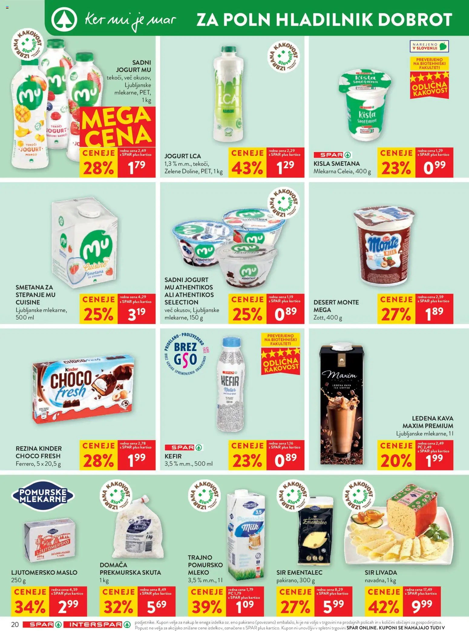Novi Spar katalog ponudbe – veljaven od 01.07.2026 | Stran: 22
