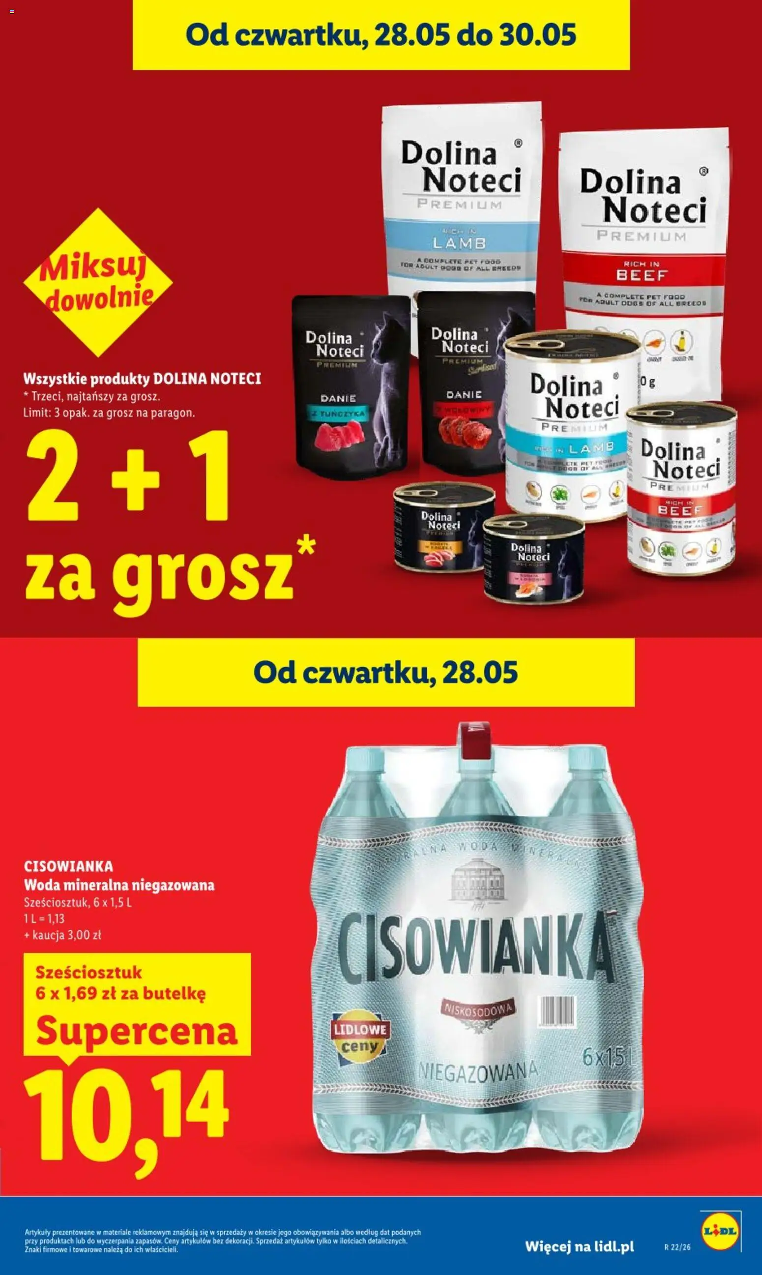 Lidl gazetka od 28.05.2026 | Strona: 23 | Produkty: Woda