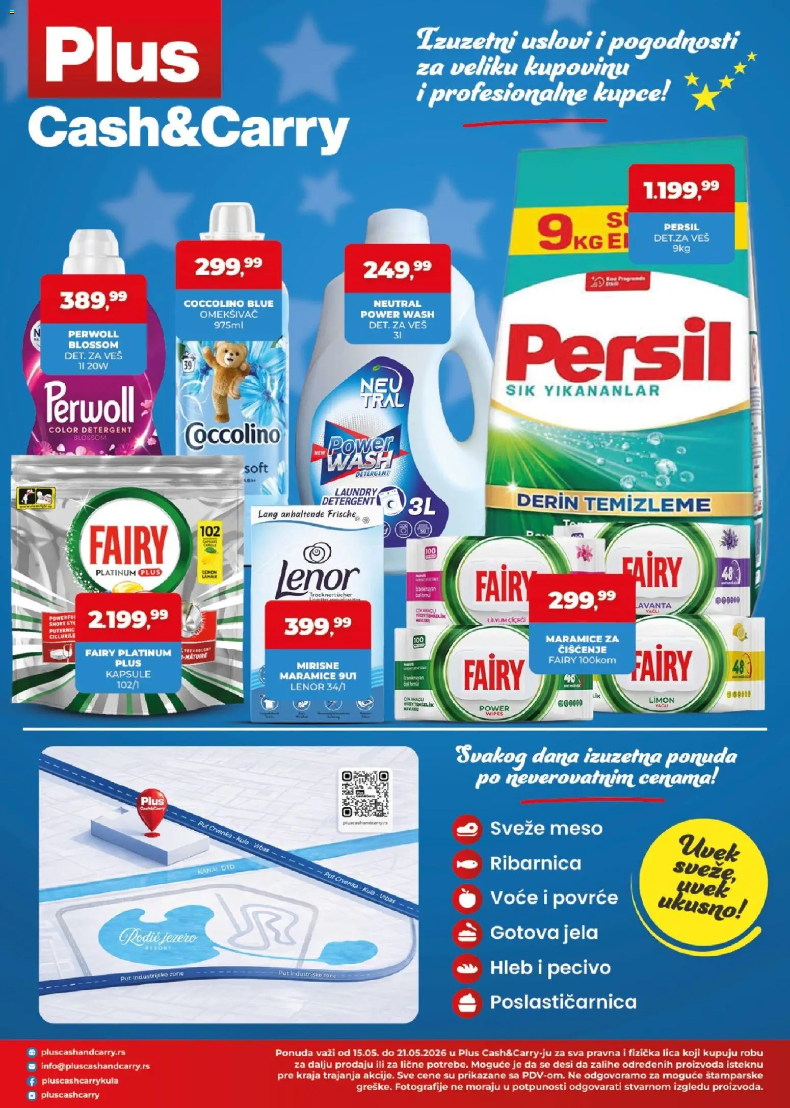 Plus Cash & Carry katalog - važi od 15.05.2026 | Strana: 4 | Proizvode: Perwoll, Pecivo, Coccolino, Persil