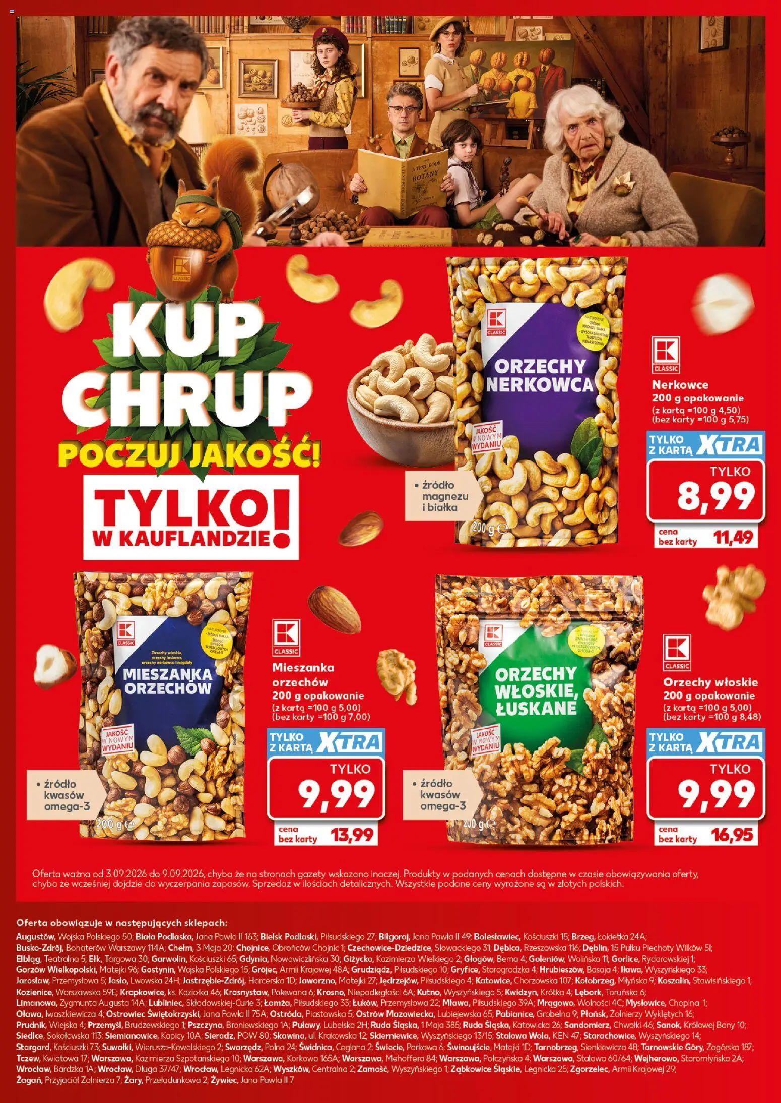 Kaufland Polsko leták - Mocny start od 07.09.2026 | Strana: 28 | Produkty: Karty