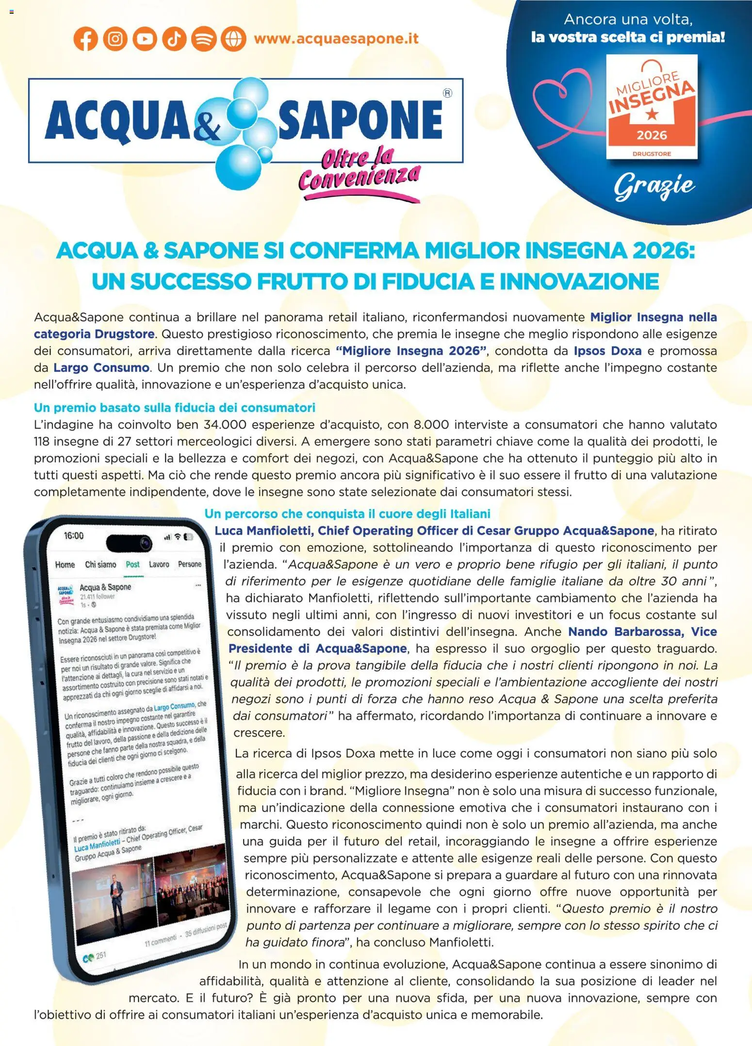Volantino Acqua e Sapone del 17.05.2026 | Pagina: 10