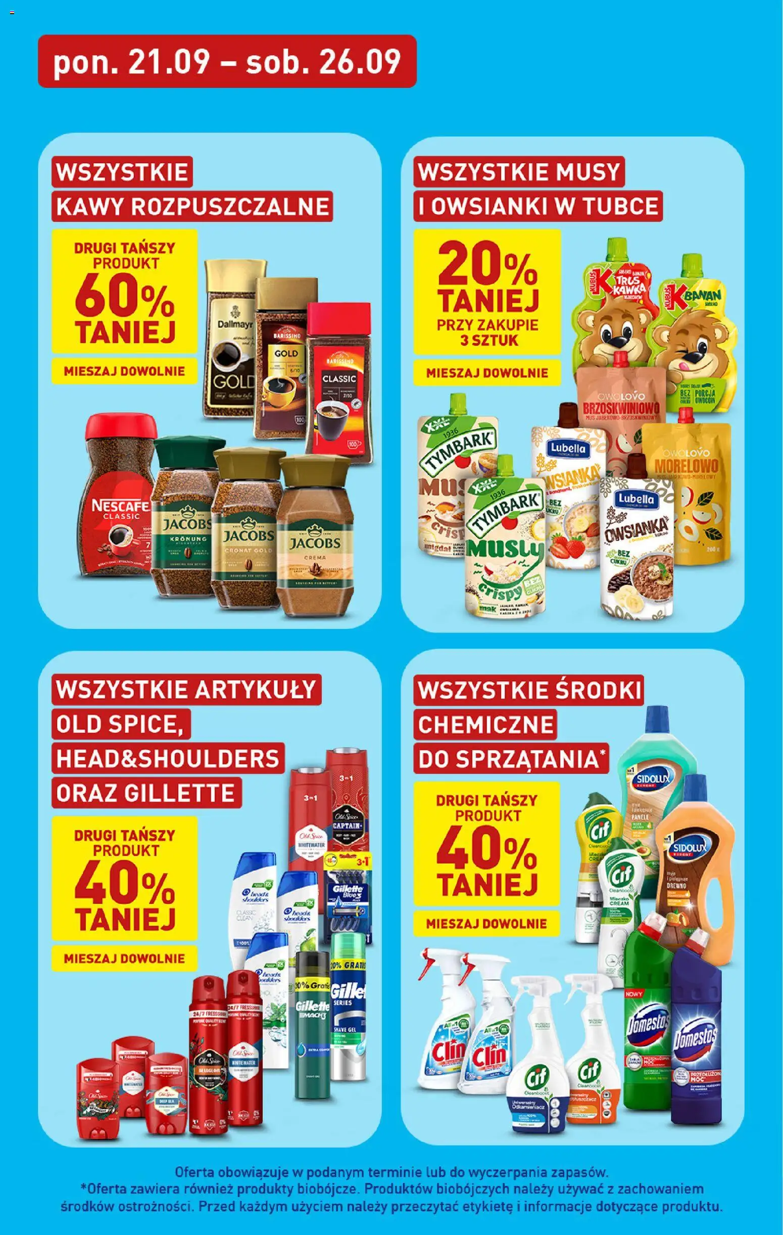 Aldi Polsko leták - Oferta weekendowa od 24.09.2026 | Strana: 8 | Produkty: Clin, Jacobs, Nescafé, Crema
