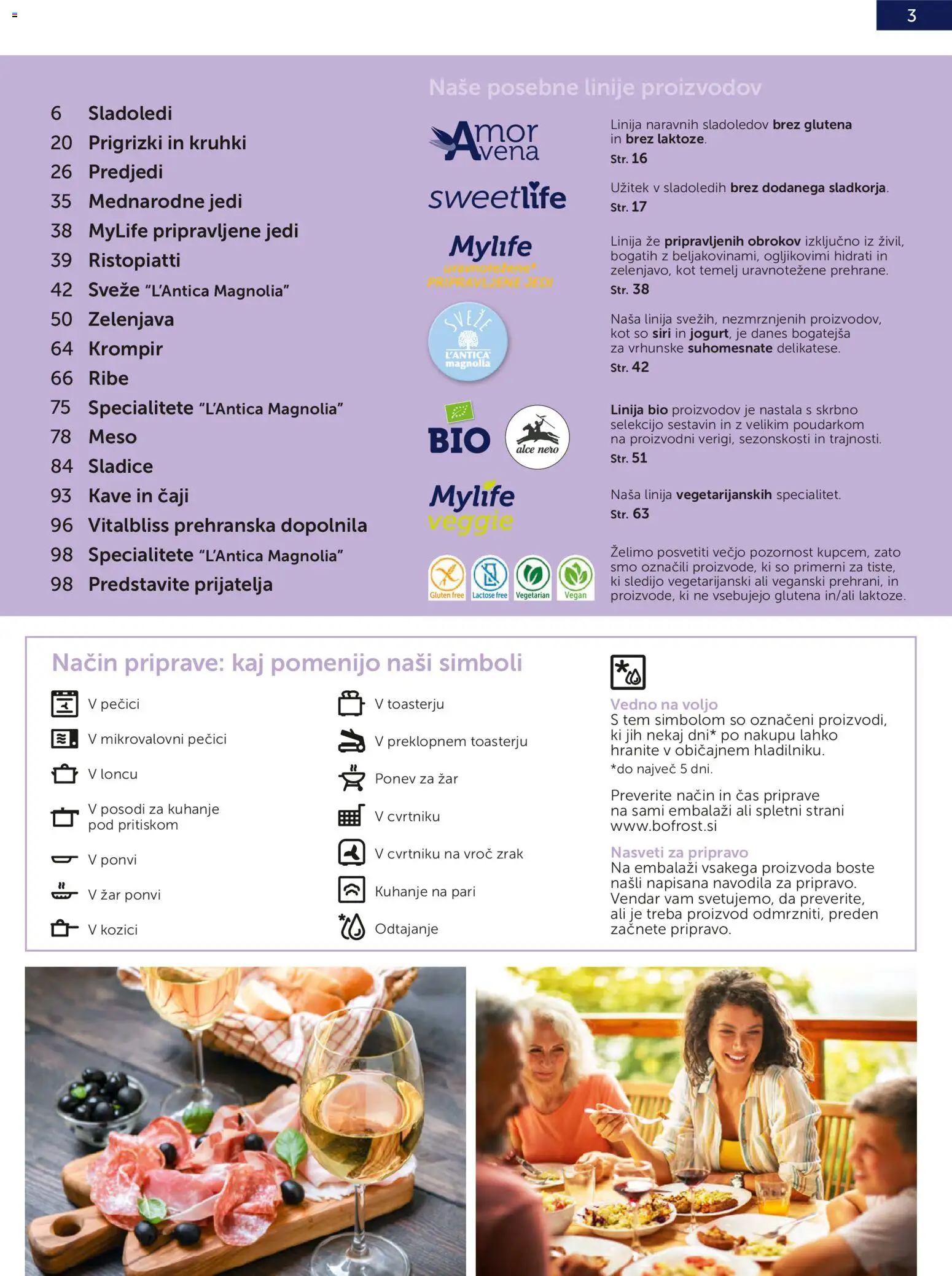 Novi Bofrost katalog ponudbe – veljaven od 04.03.2026 | Stran: 3 | Izdelki: Zar, Ribe, Krompir, Zelenjava