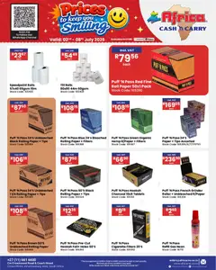 Africa Cash & Carry specials catalogue – valid from 02/07/2026 | Page: 72 | Products: Grinder, Stock, Paper