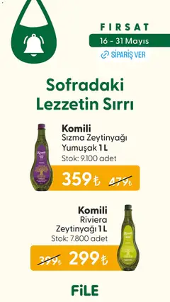 16.05.2026 tarihinden itibaren geçerli olan File Market kataloğu önizlemesi