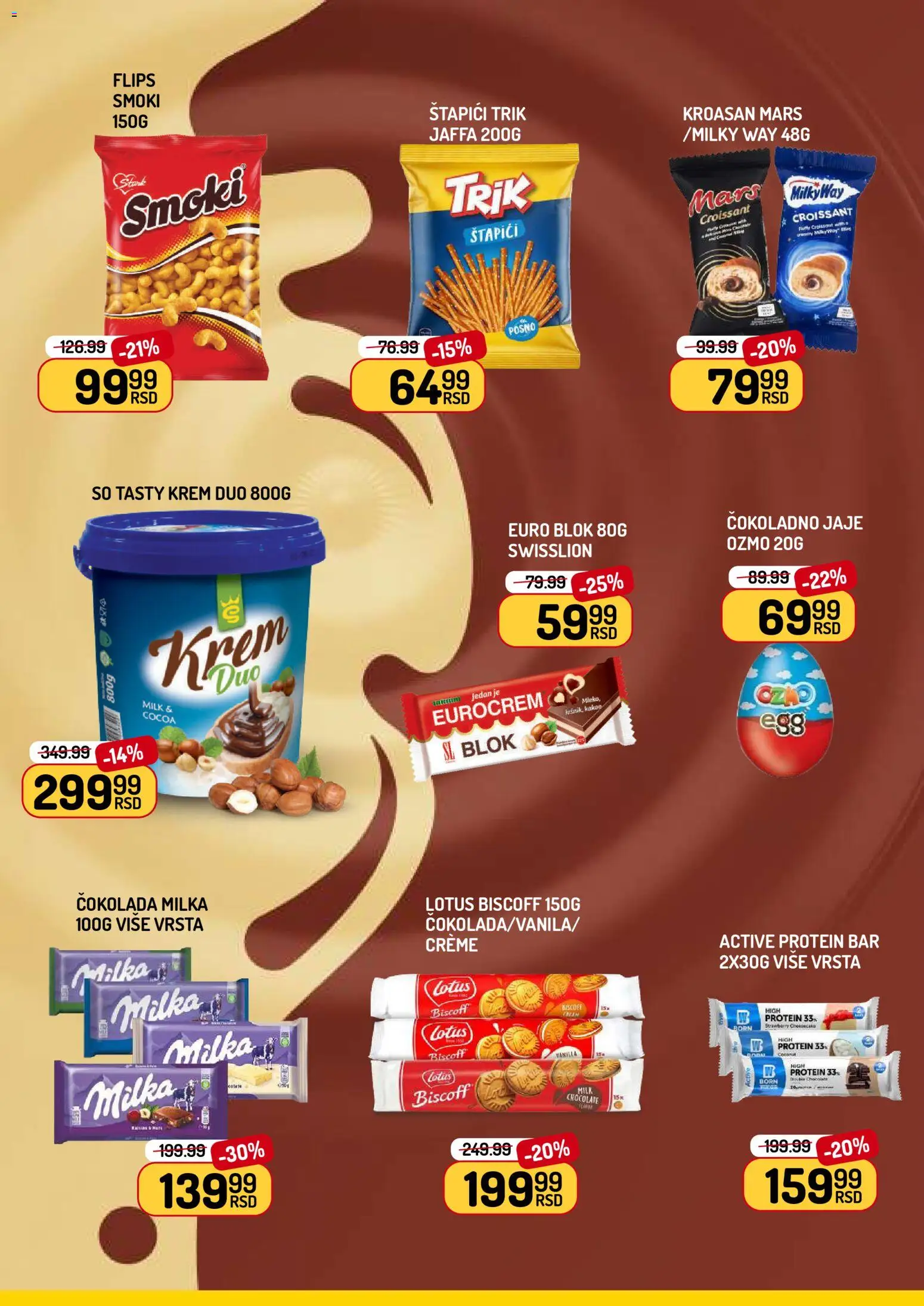Aman katalog - važi od 17.04.2026 | Strana: 10 | Proizvode: Protein, Smoki, Protein bar, Čokolada
