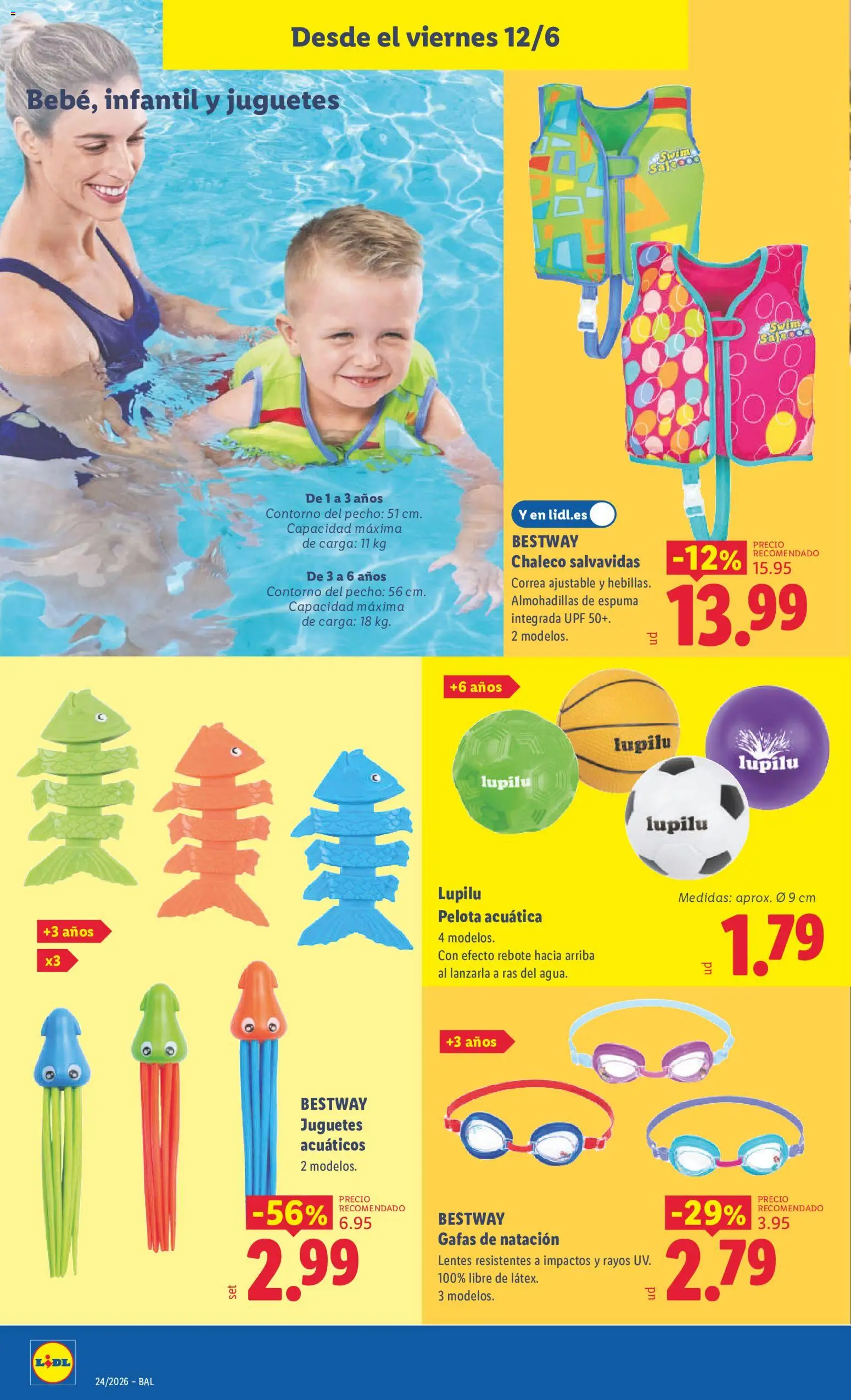 Lidl folleto de bazar Baleares │ válido desde el 08.06.2026 | Página: 14 | Productos: Chaleco, Juguetes