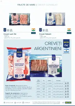 Ofertele Metro valabile de la 01.10.2026 | Pagină: 63 | Produse: Raft, Sushi, Paste, Fructe