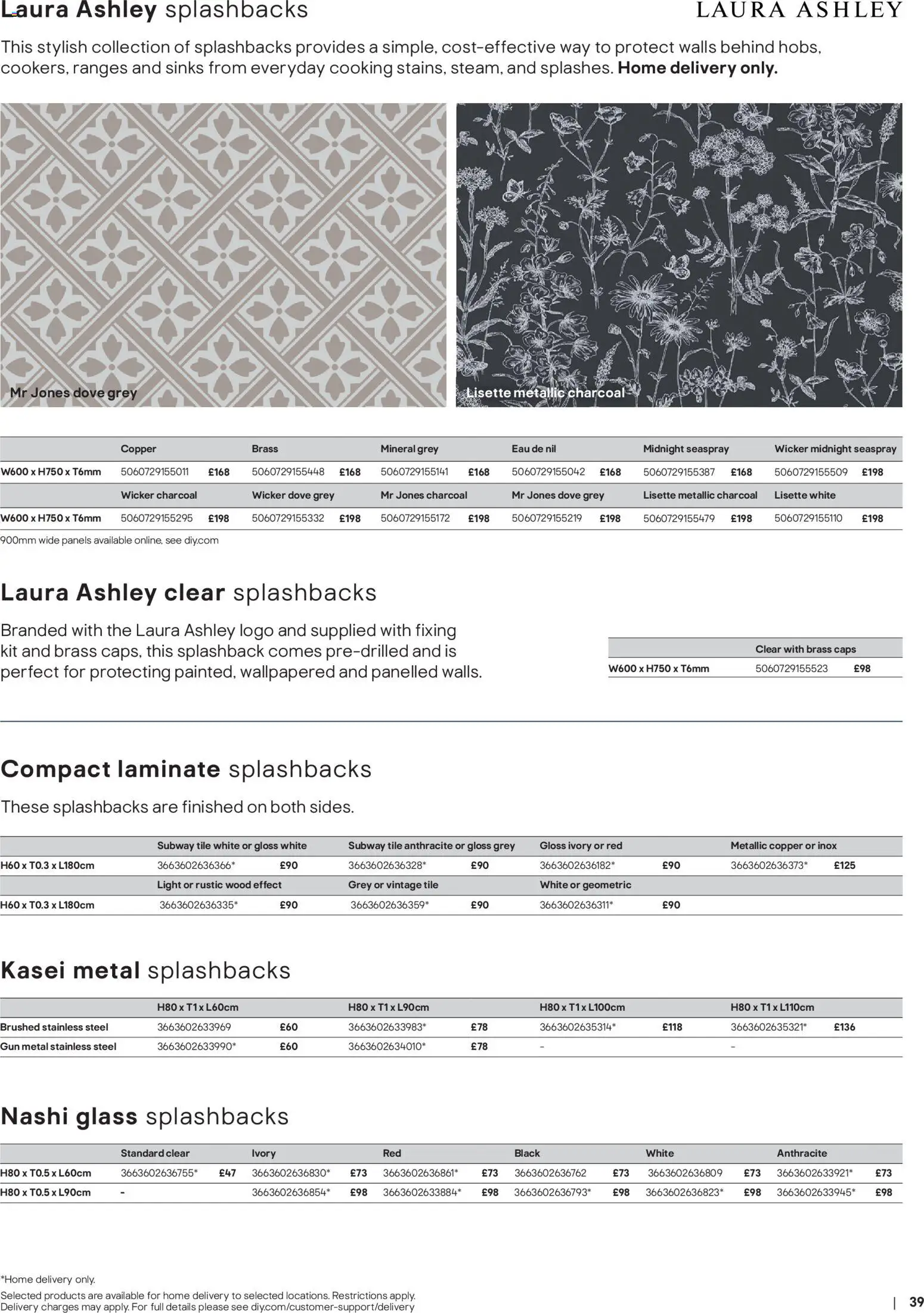 {H1} | Page: 39 | Products: Compact laminate, Charcoal