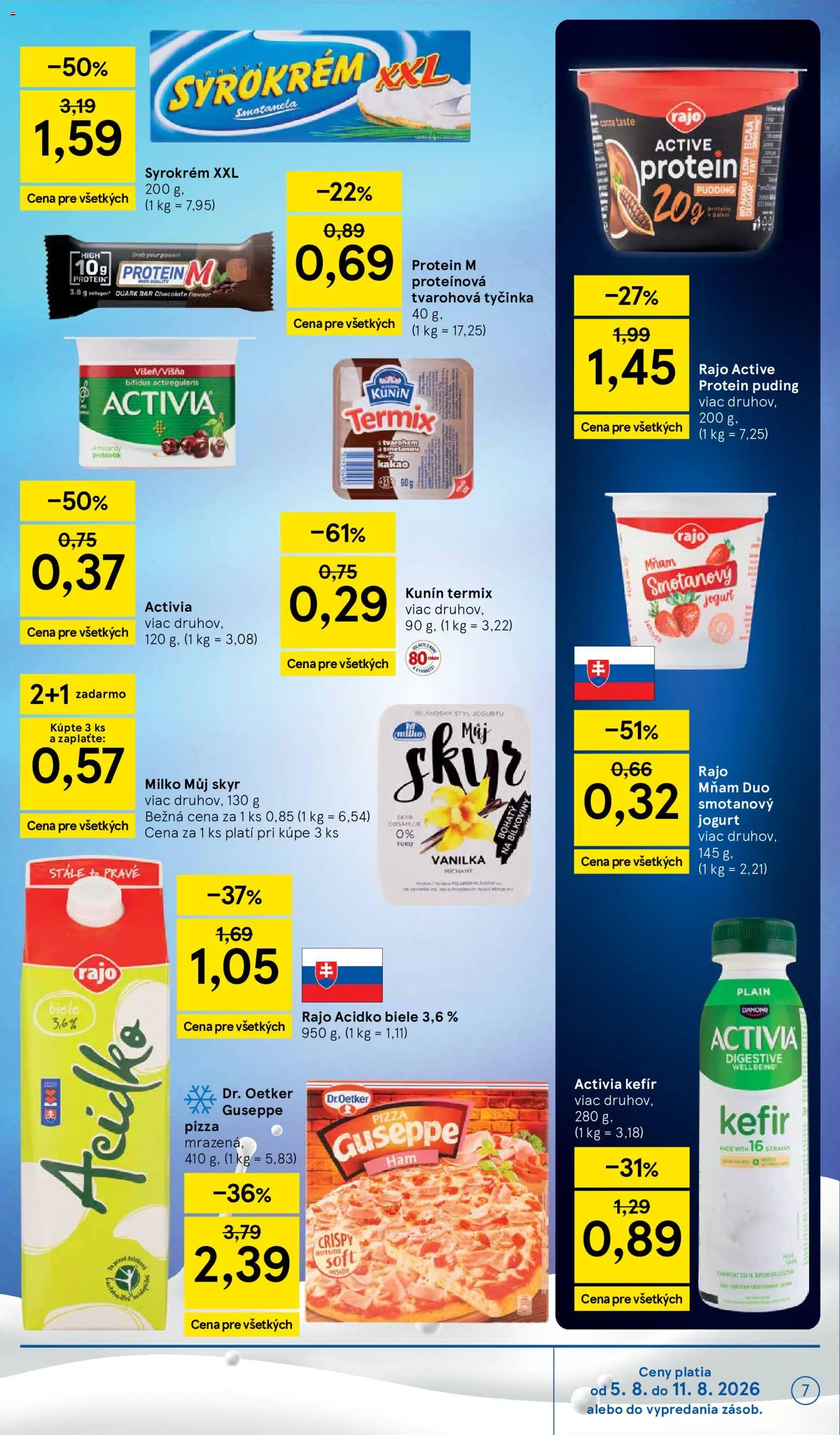 Nové Tesco akcie – leták je platný od 05.08.2026 | Strana: 7