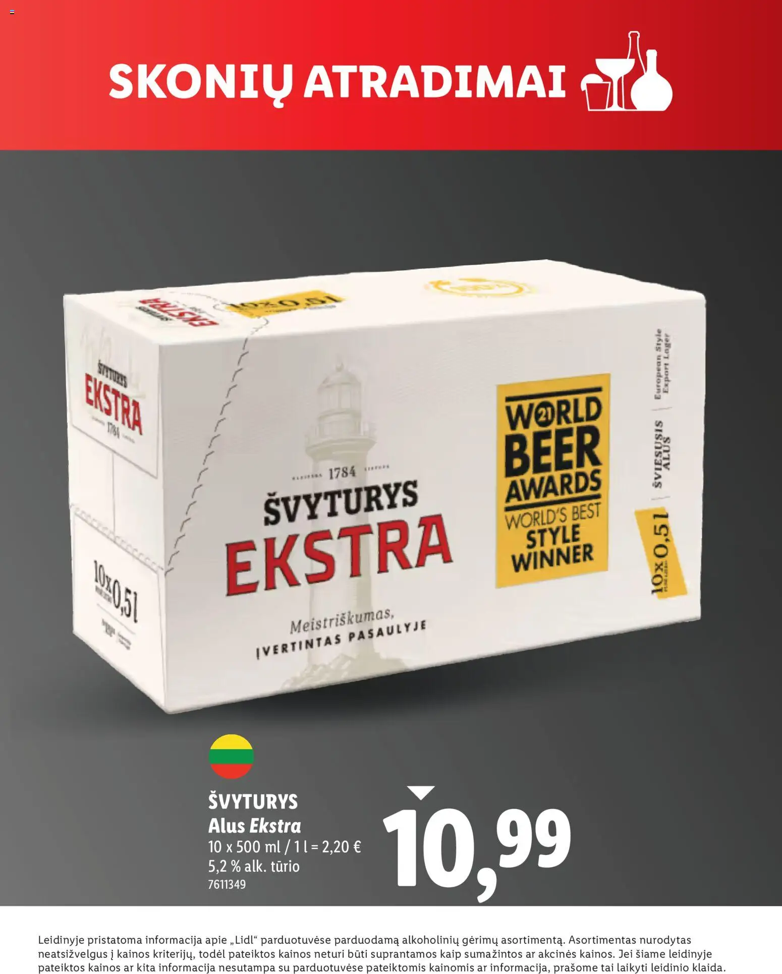 LIDL akcijos nuo 04.12.2025 | Puslapis: 3 | Prekių: Alus