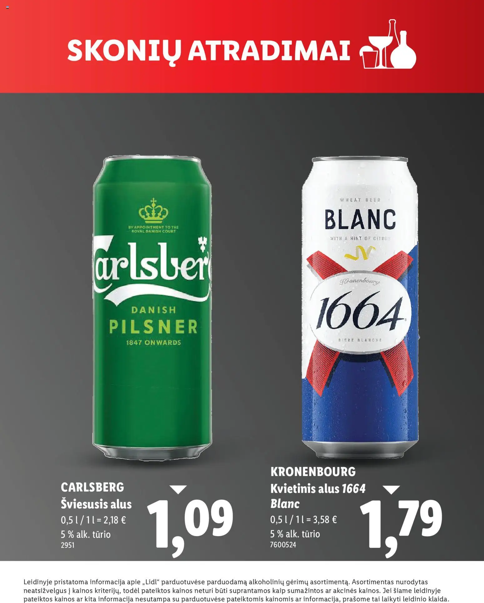 LIDL akcijos nuo 04.12.2025 | Puslapis: 3 | Prekių: Alus