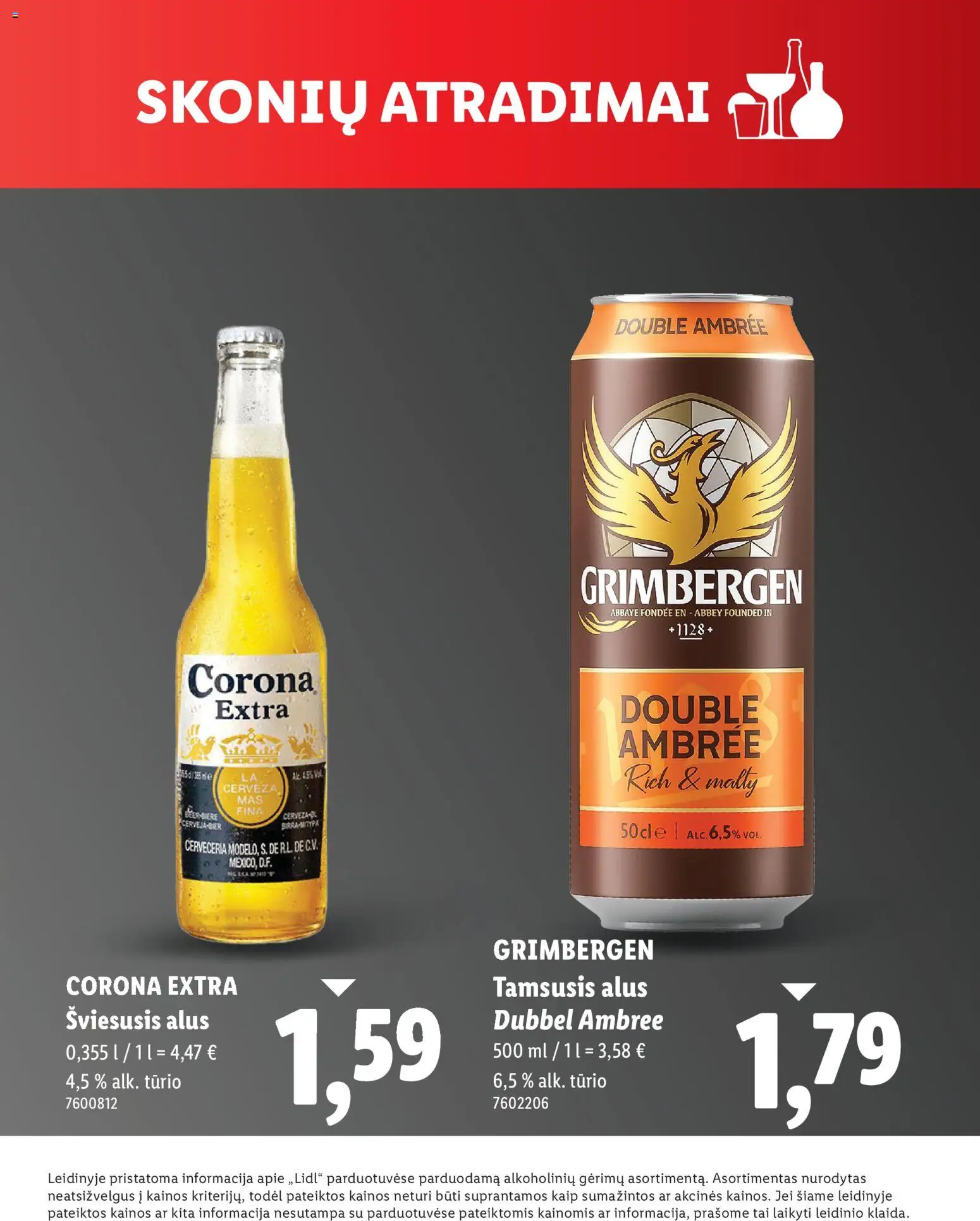 LIDL akcijos nuo 2025.12.04 | Puslapis: 3 | Prekių: Alus