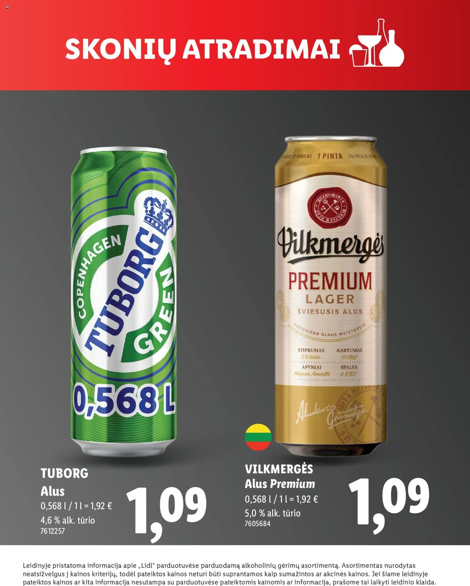 LIDL akcijos nuo 2025.12.04 | Puslapis: 3 | Prekių: Alus