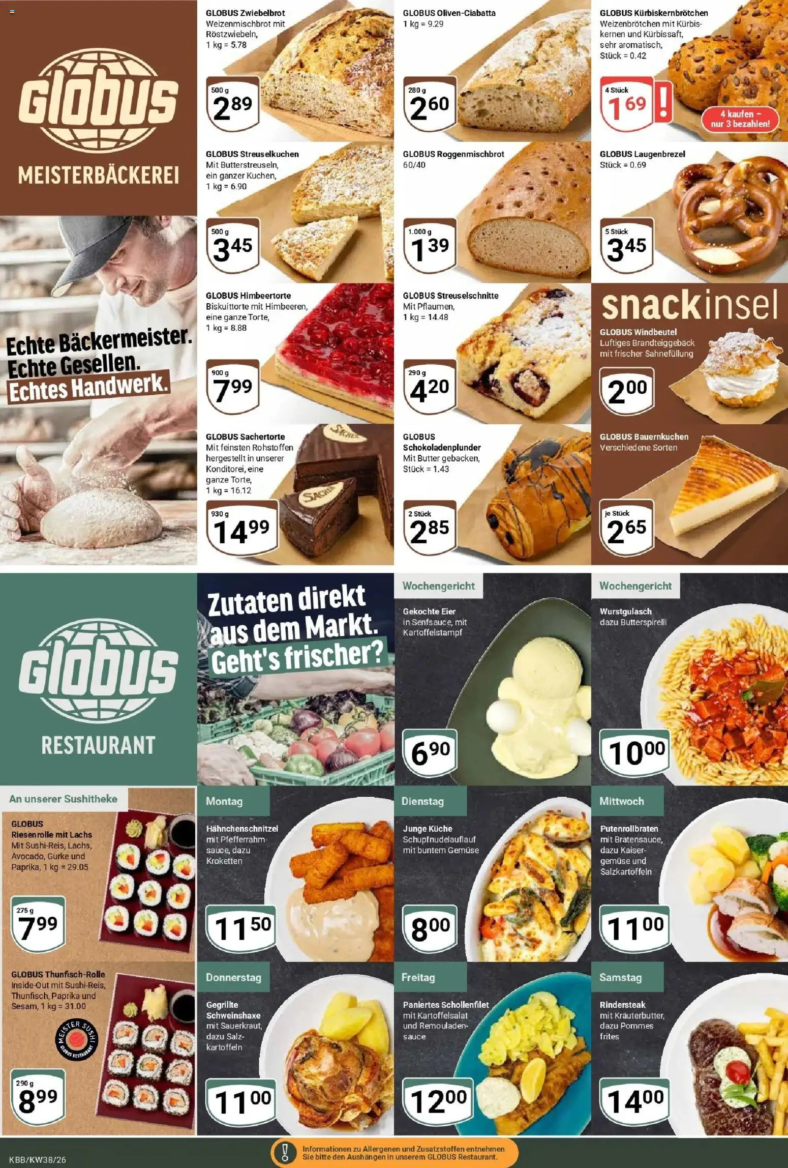 Globus Prospekt Koblenz-Bubenheim (ab 14.09.2026) » Angebote online | Seite: 7 | Produkte: Eier, Küche, Kartoffeln, Kürbis