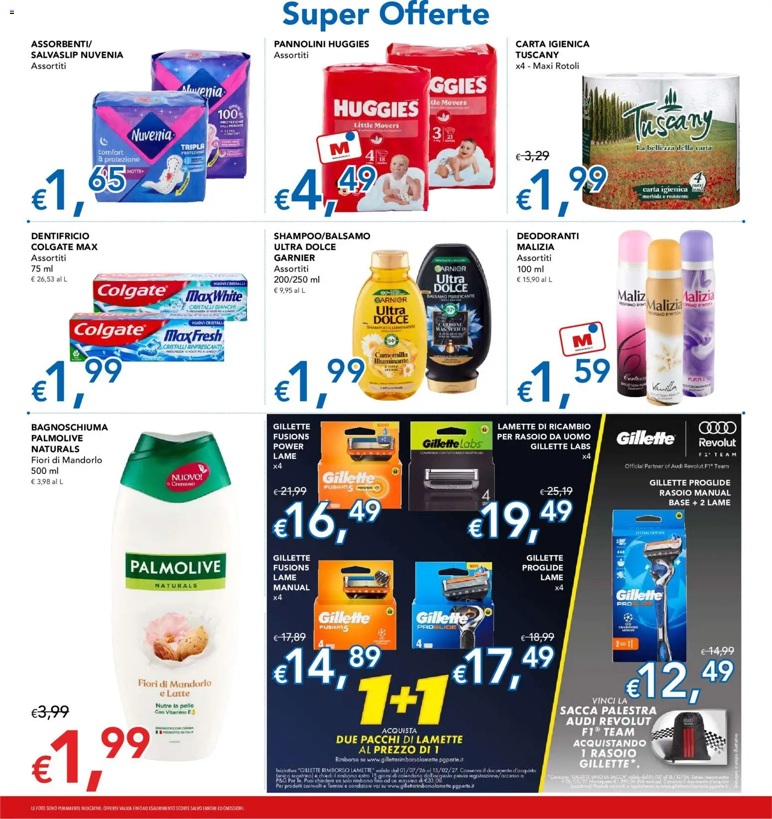Volantino Migross del 27/08/2026 | Pagina: 14 | Prodotti: Carta igienica, Bagnoschiuma, Latte, Fiori