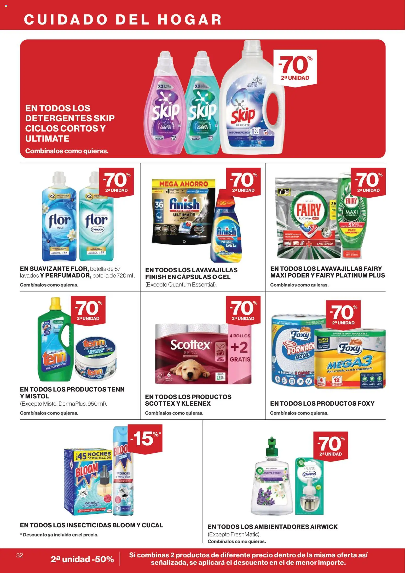 El Corte Inglés ofertas │ válido desde el 26/08/2026 | Página: 32 | Productos: Cápsulas, Puré, Suavizante, Lavavajillas