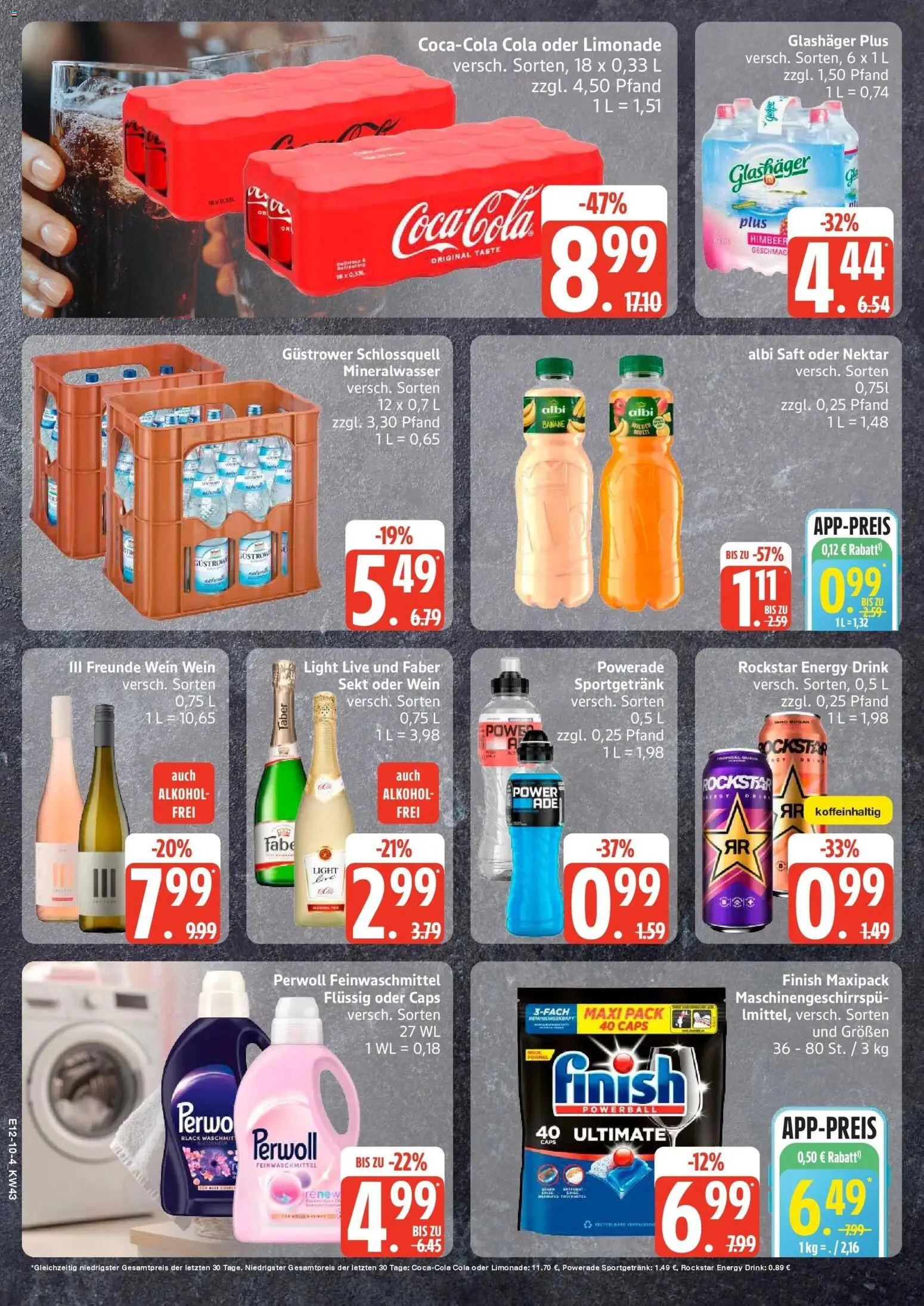 Edeka Prospekt Warnemünde / Rostock (ab 19.10.2026) » Angebote Online | Seite: 10 | Produkte: Cola, Sekt, Limonade, Mineralwasser
