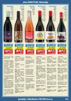 Vrutak - Katalog - Pregled kataloga iz trgovine Vrutak, vrijedi od 01.11.2025 | Stranica: 273 | Proizvodi: Miris, Vino, Piletina, Voće