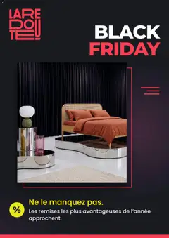 La Redoute - Prévisualisation de La Redoute Black Friday Annonce valide à partir de 26/10/2026
