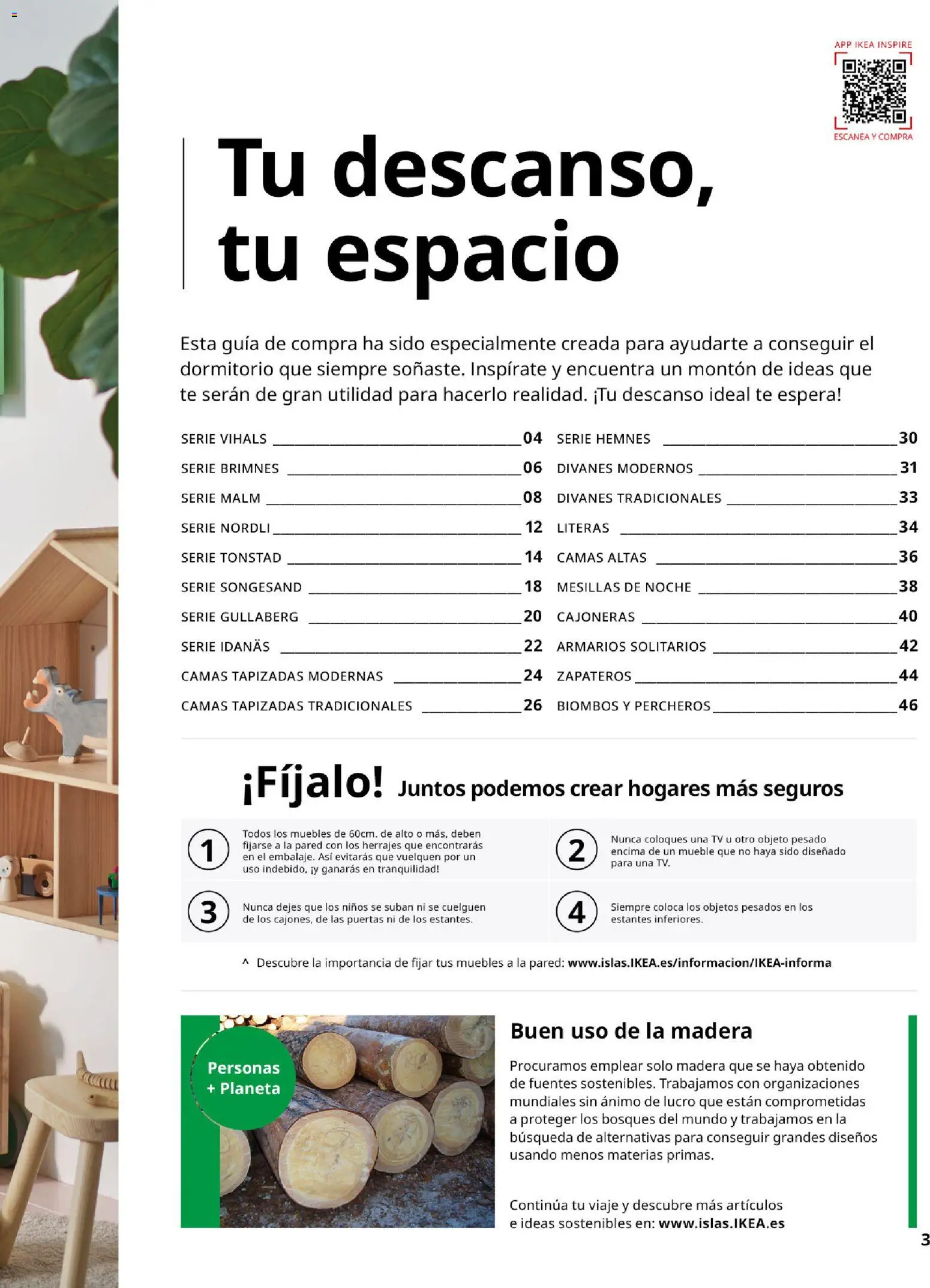 Catálogo IKEA Muebles para el dormitorio │ válido desde el 01/02/2026 | Página: 3 | Productos: Té, Muebles, Puertas