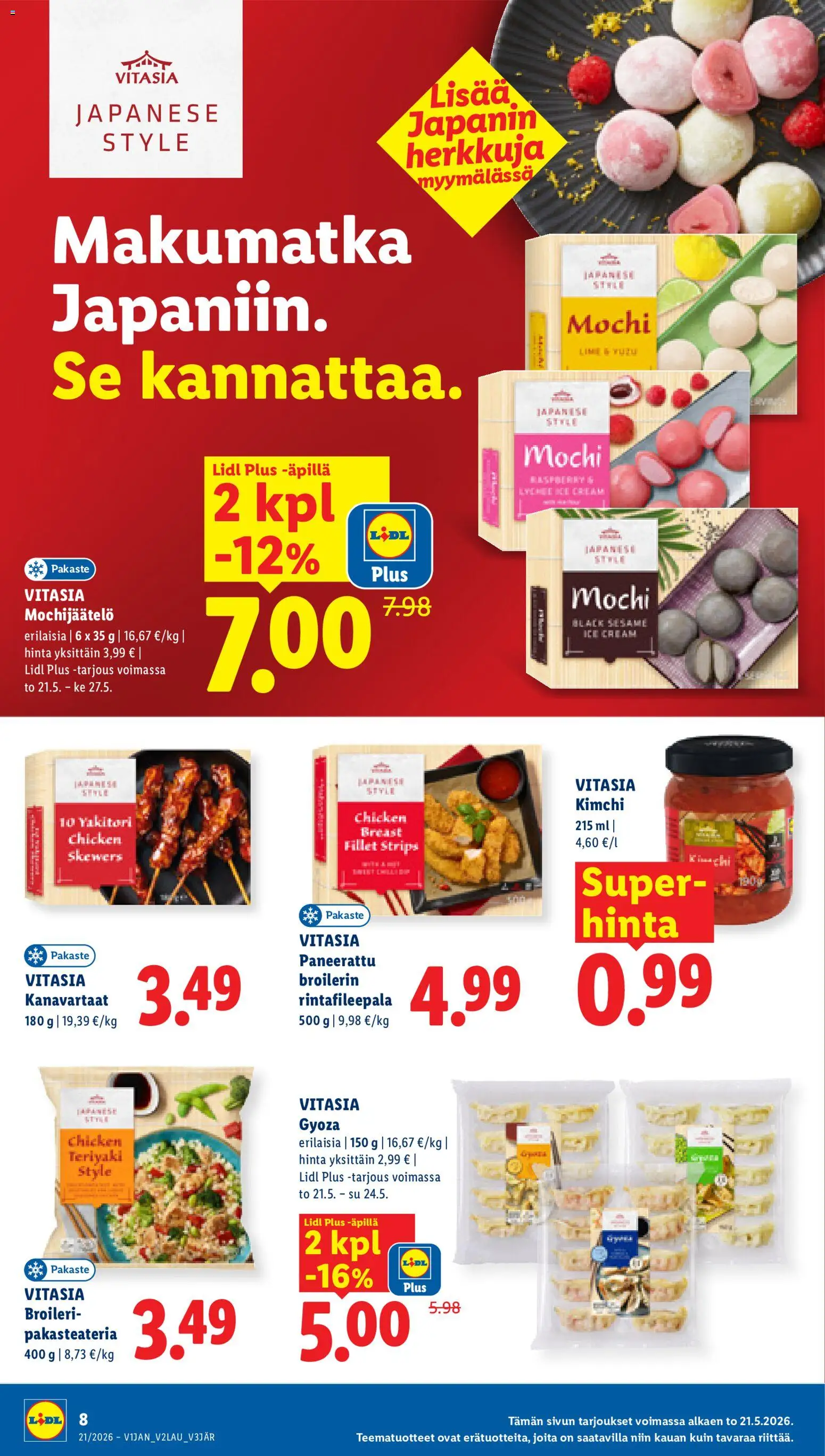 Lidl tarjoukset – voimassa 21.05.2026 alkaen | Sivu: 8