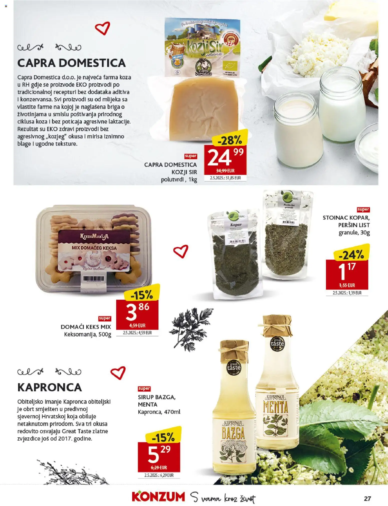 Konzum HR akciós ujság - amely érvényes a következő dátumtól: 17.06.2026 | Oldal: 27