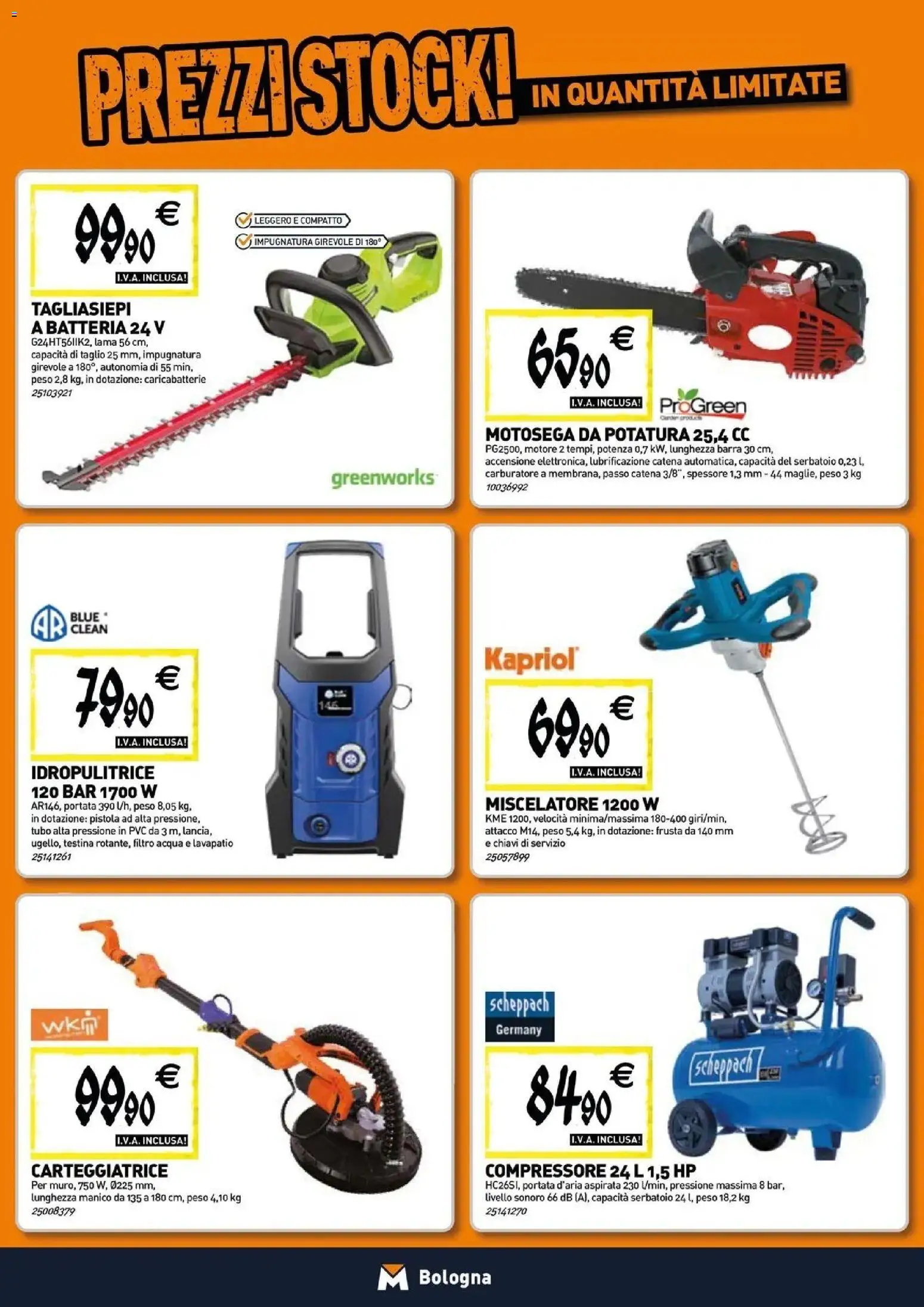 Nuovo TECNOMAT catalogo Bologna dal 27/08/2026 > offerte anteprima 🛍️ | Pagina: 18 | Prodotti: Acqua, Tubo, Motosega, Idropulitrice