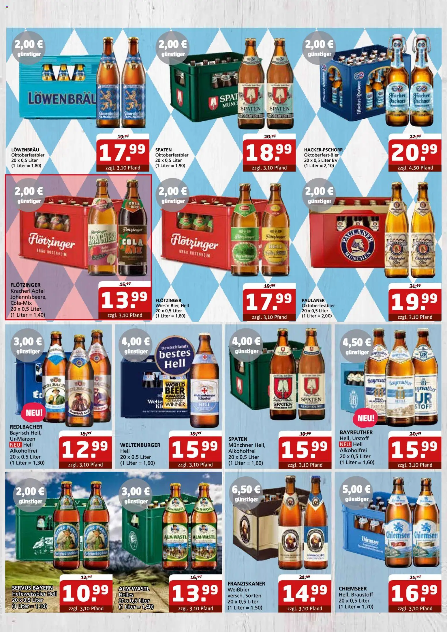 Getränke Quelle - Aktueller Prospekt – gültig ab 31.08.2026 | Seite: 3 | Produkte: Cola, Weißbier, Äpfel, Paulaner