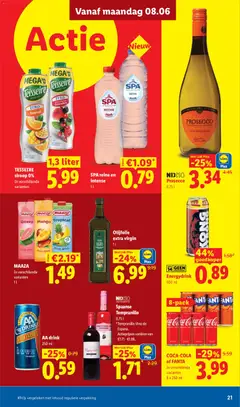 TESSEIRE siroop 0%, In verschillende varianten - Voorbeeld van een folder van Lidl, geldig van 08.06.2026 | Pagina: 20