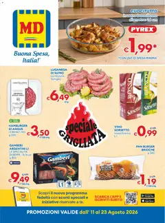 Anteprima del volantino MD Discount volantino valido a partire dal 11/08/2026