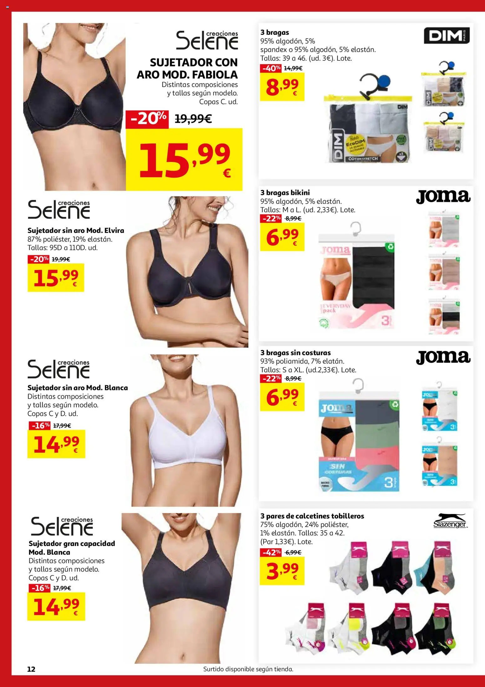 Alcampo Rebajas │ válido desde el 24/06/2026 | Página: 12 | Productos: Bragas