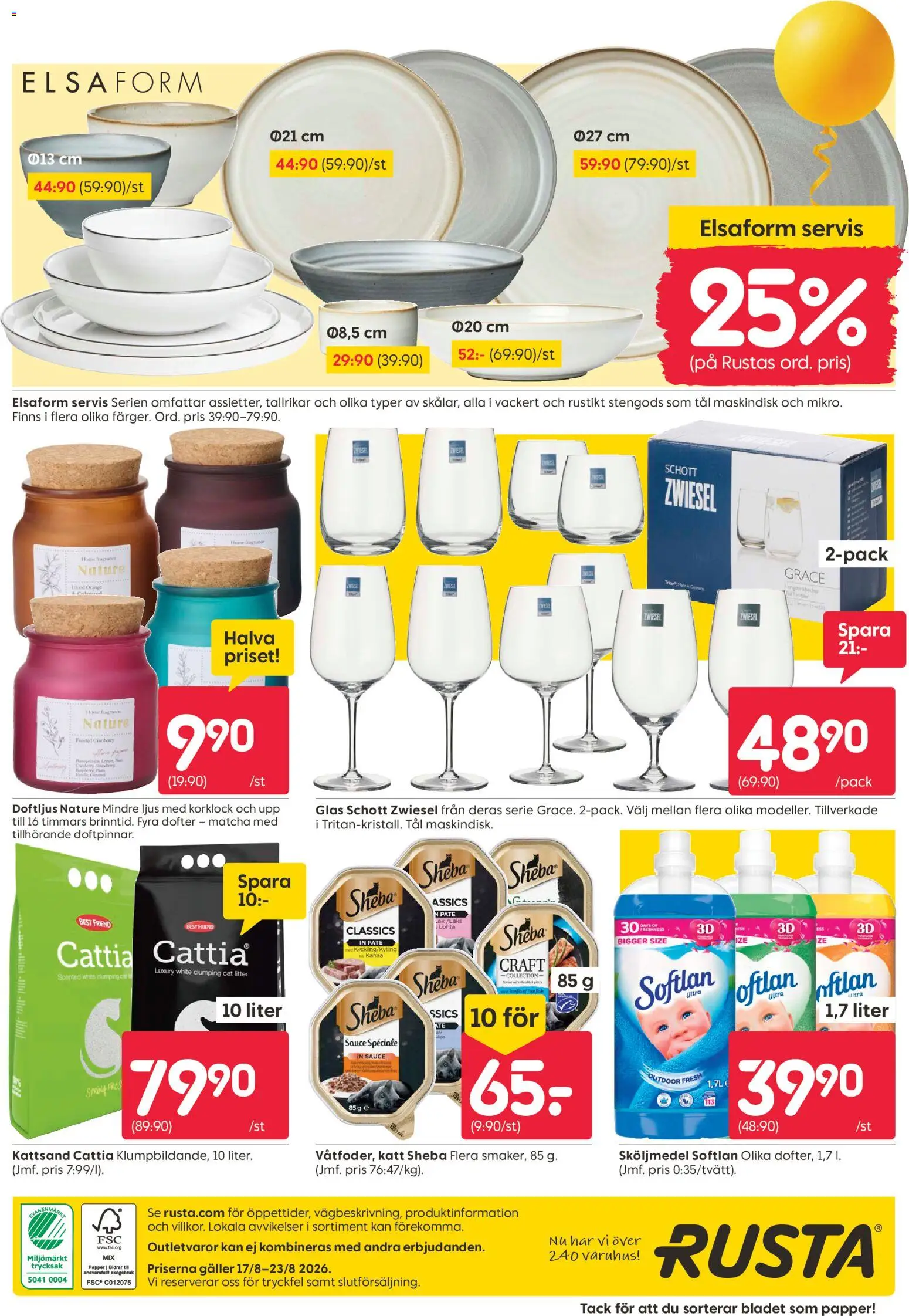 Rusta reklamblad aktuell från 17/08/2026 | Sida: 16