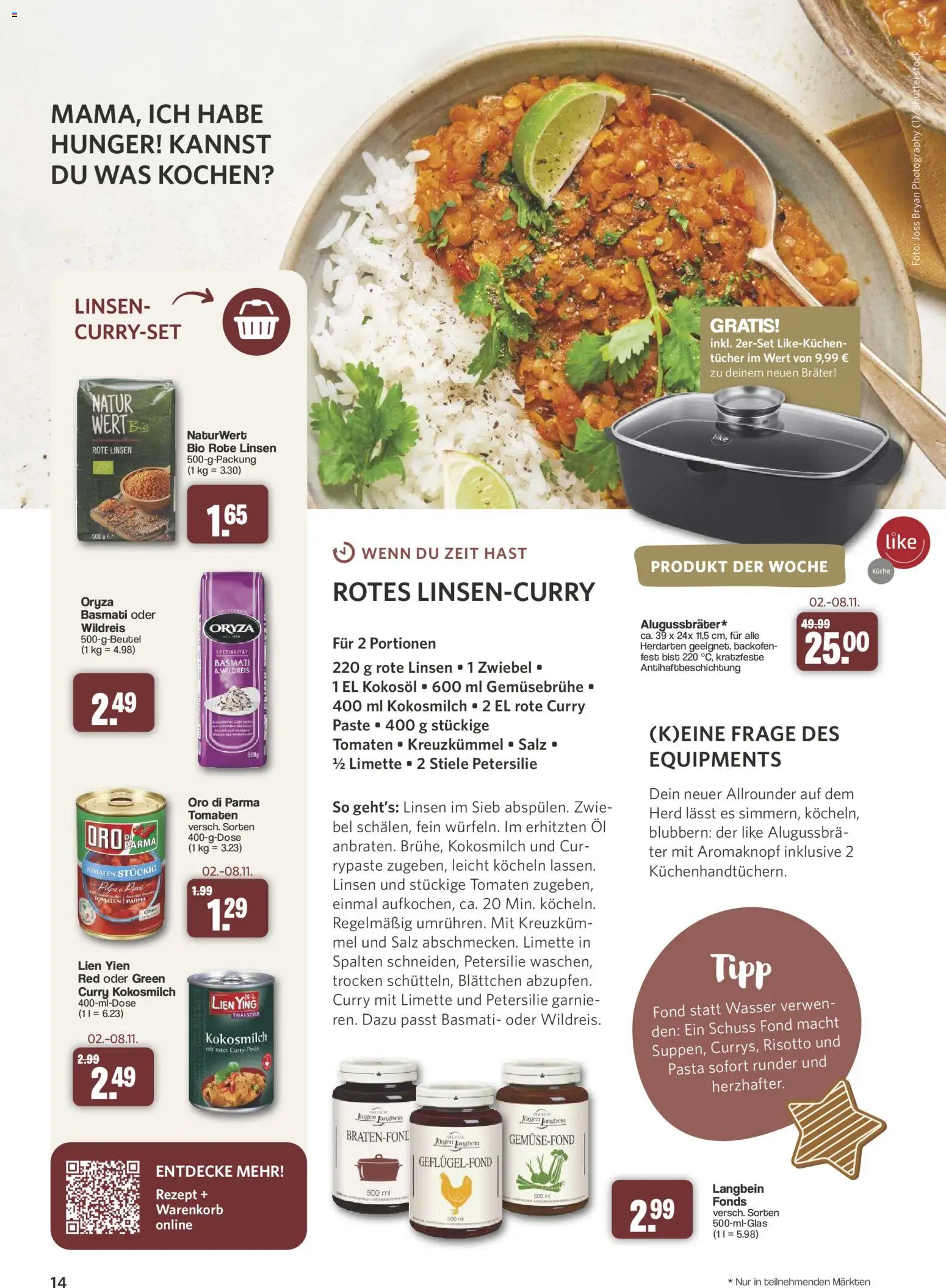 Famila Nordwest myTime November 2026 – gültig ab 26.10.2026 | Seite: 14 | Produkte: Öl, Oro di parma, Wasser, Pasta
