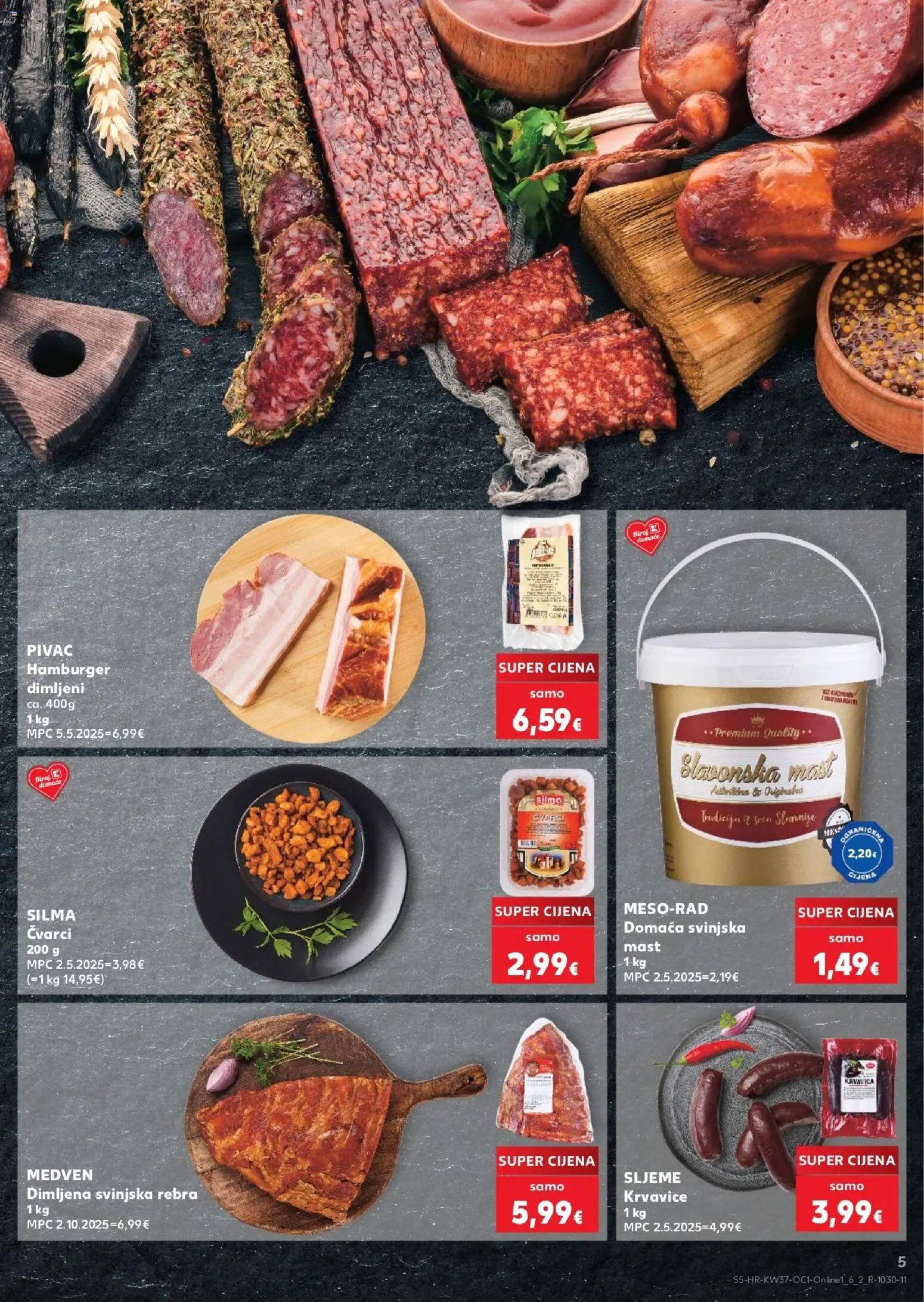 Kaufland HR akciós ujság - amely érvényes a következő dátumtól: 2026.09.09. | Oldal: 5 | Termékek: Krém, Kakaó
