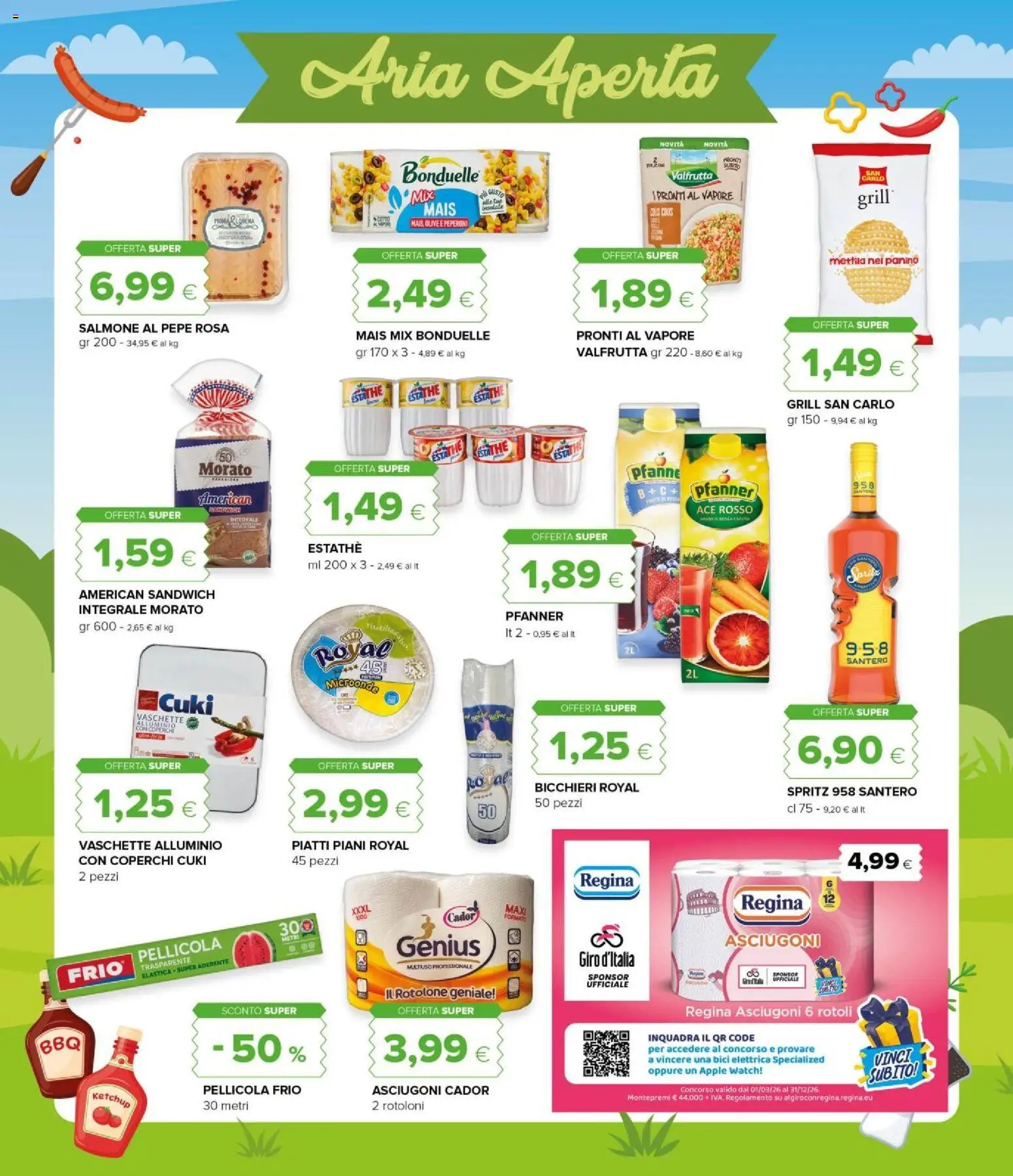 Volantino Oasi del 23.04.2026 | Pagina: 32 | Prodotti: Salmone, Peperoni, Mais, Vaschette