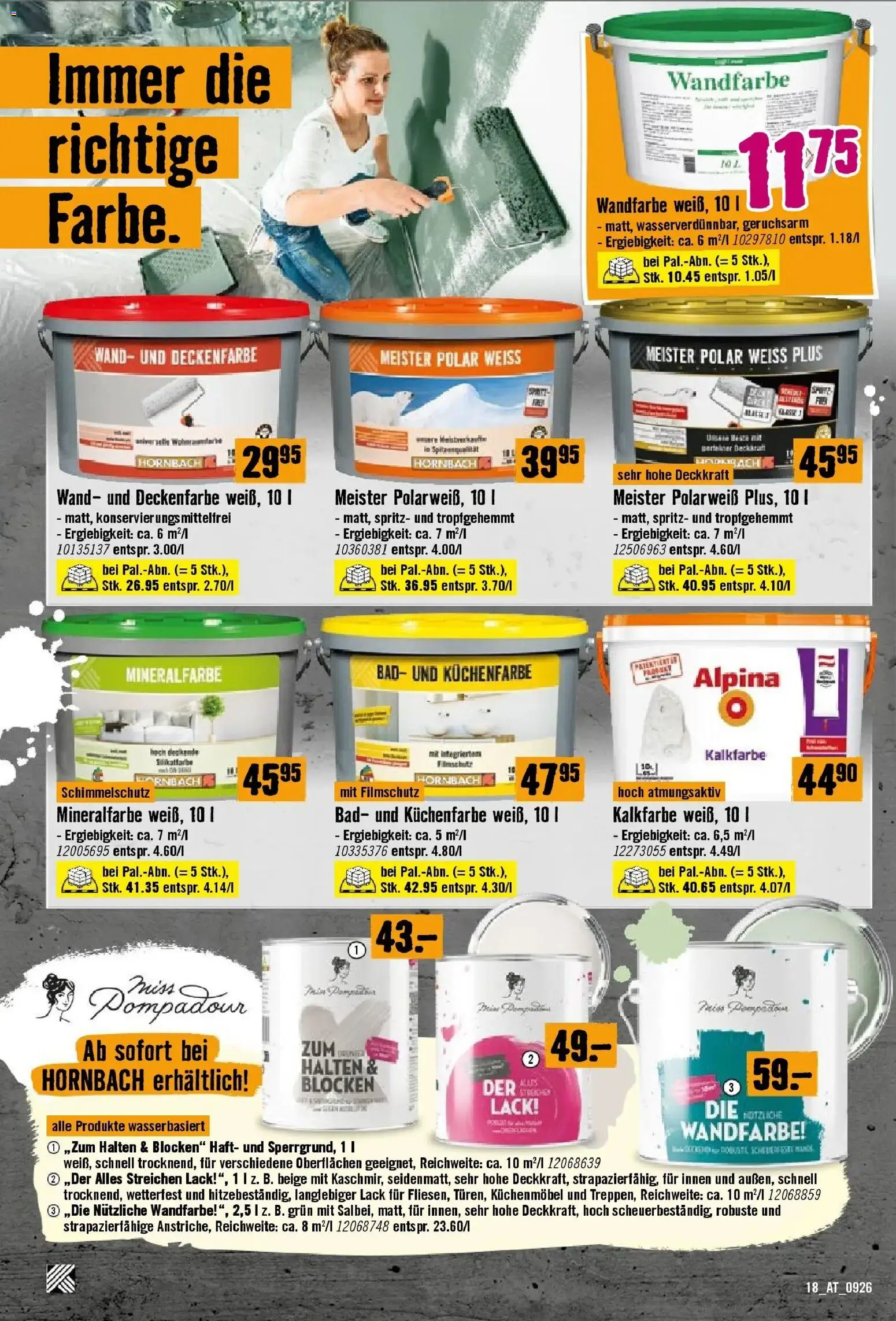 Hornbach - Hornbach: Es gibt immer was zu tun. von 16.09.2026 - Aktuelle Angebote | Seite: 18 | Produkte: Bad