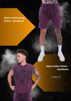 GymBeam akciós újság - amely érvényes a következő dátumtól: 2026.06.22. | Oldal: 3 | Termékek: Atléta, Rövidnadrág