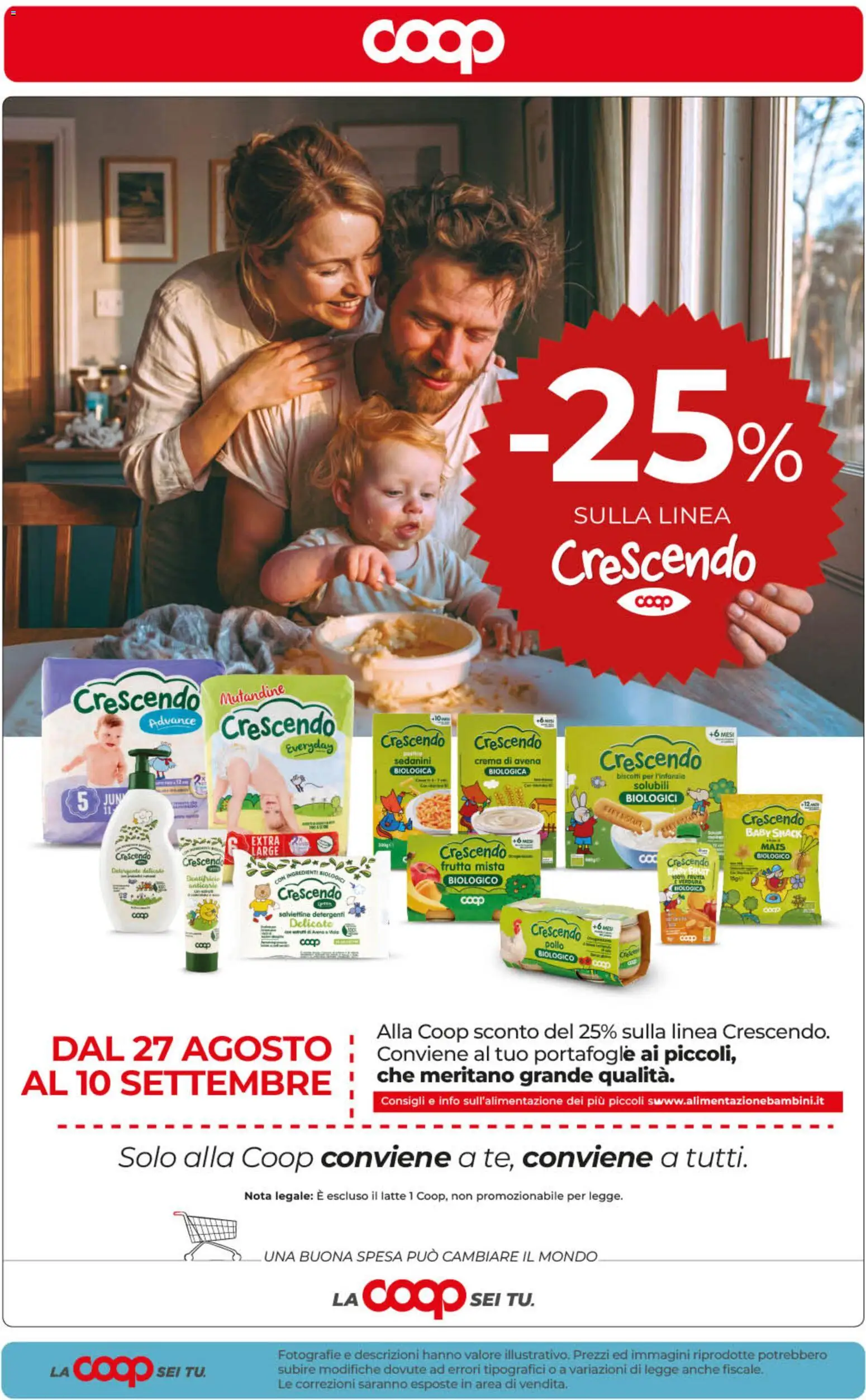 Volantino COOP del 01/09/2026 | Pagina: 46 | Prodotti: Crema, Mutandine, Frutta, Mais