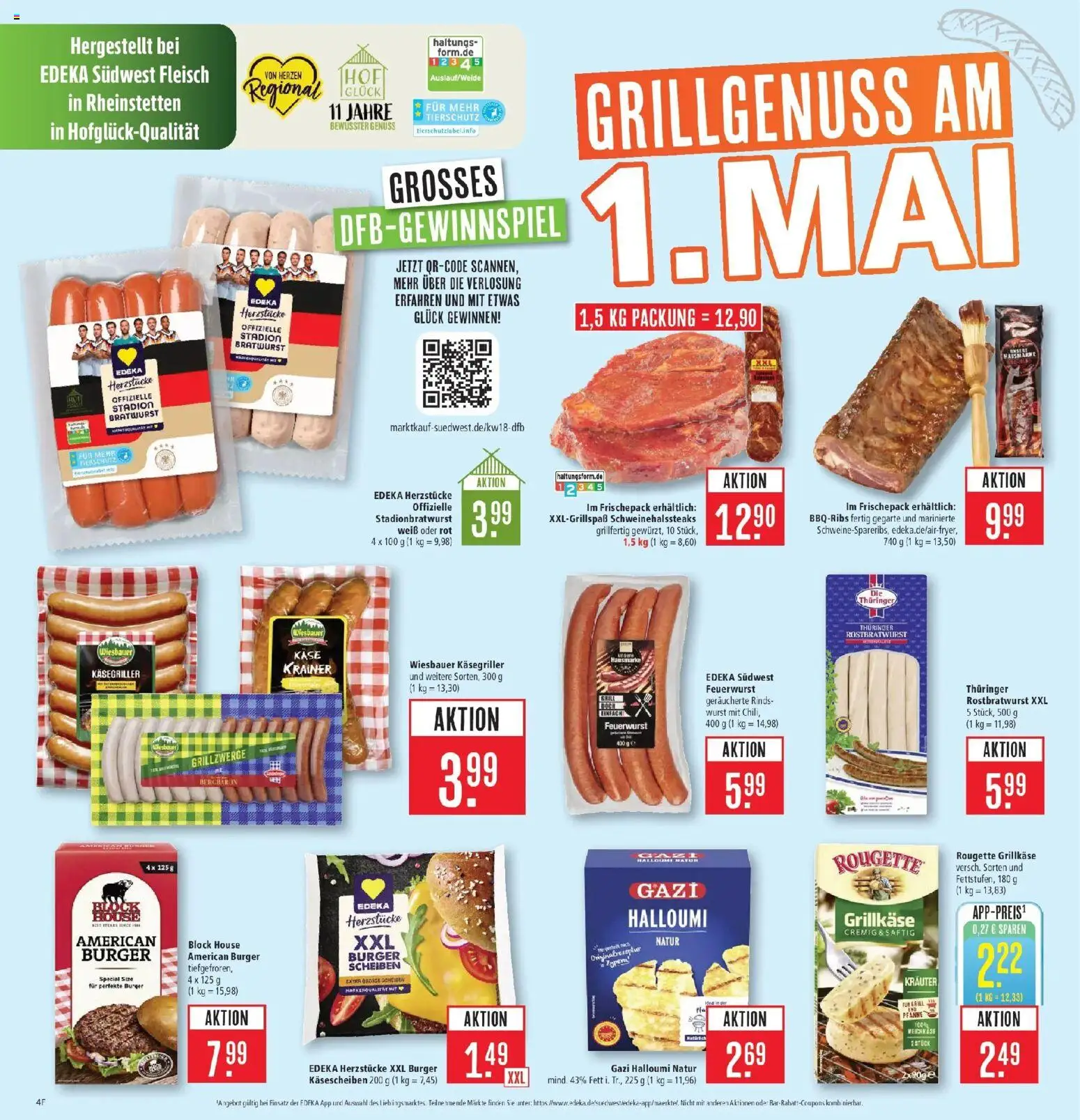 Marktkauf Prospekt Weil Am Rhein	 – gültig ab 27.04.2026 | Seite: 6 | Produkte: Käse, Bratwurst, Burger, Wurst
