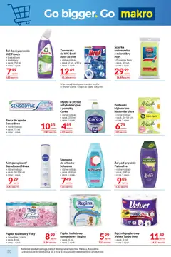 Pogląd oferty "Makro gazetka" - ważna od 29.09.2026 | Strona: 20 | Produkty: Podpaski, Dezodorant, Pasta do zębów, Ręcznik papierowy