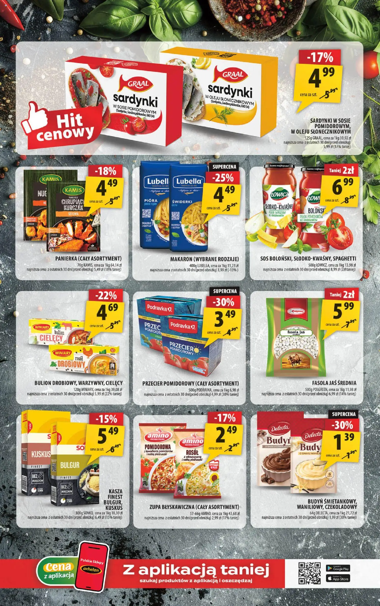 Arhelan gazetka od 09.10.2026 | Strona: 9 | Produkty: Spaghetti, Kuskus, Pomidor, Bulion